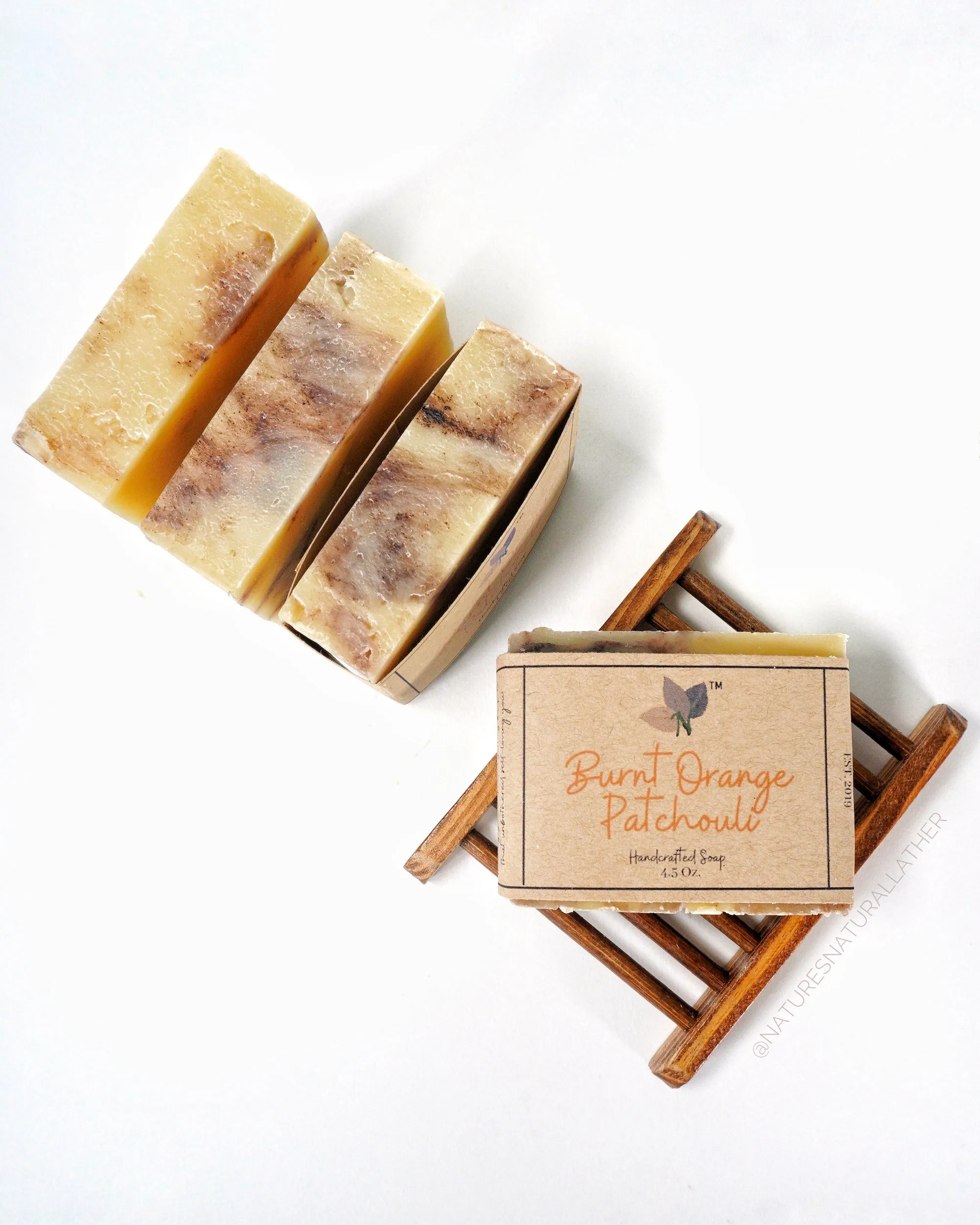 Burnt Orange Patchouli Soap Bar