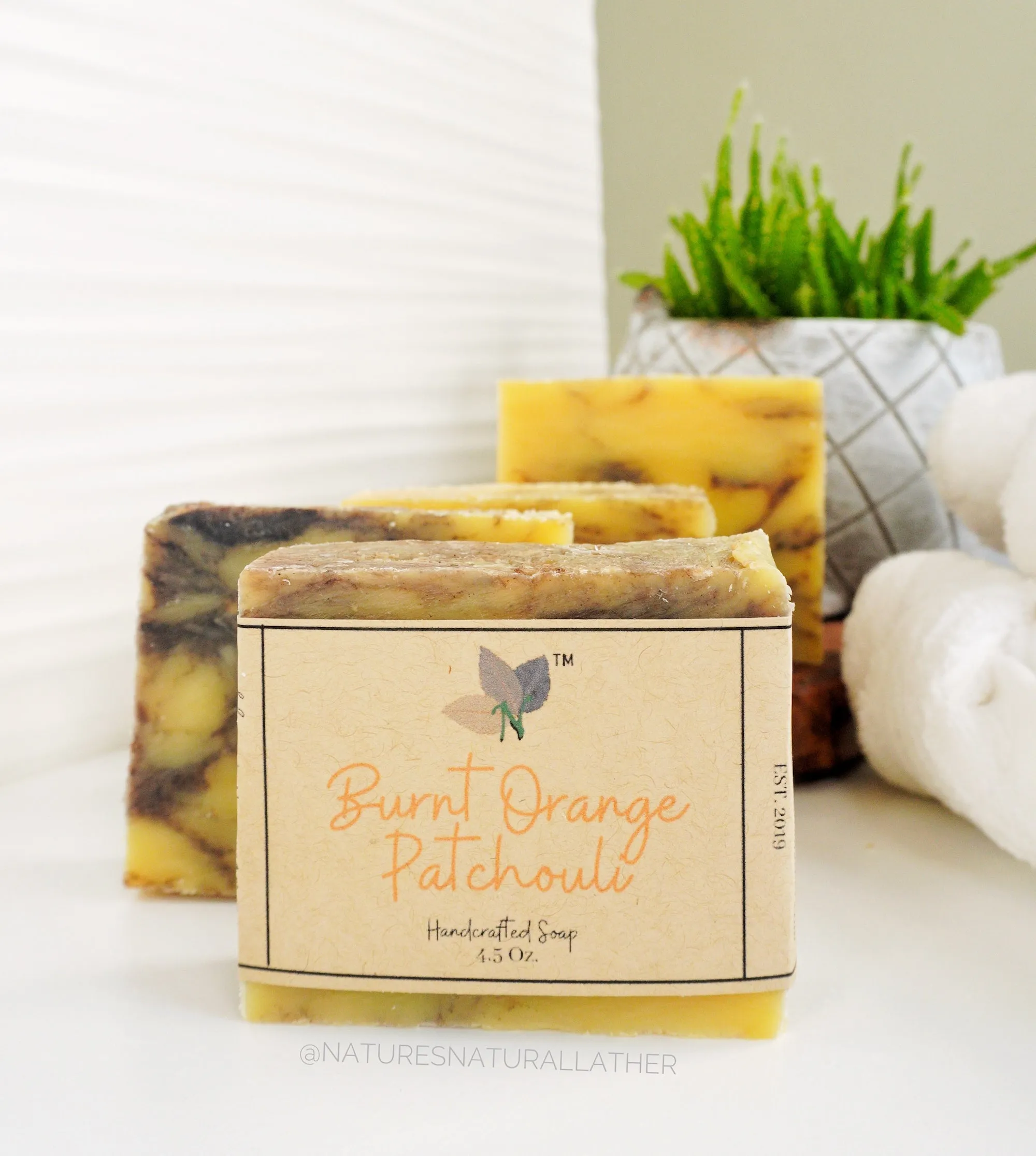 Burnt Orange Patchouli Soap Bar