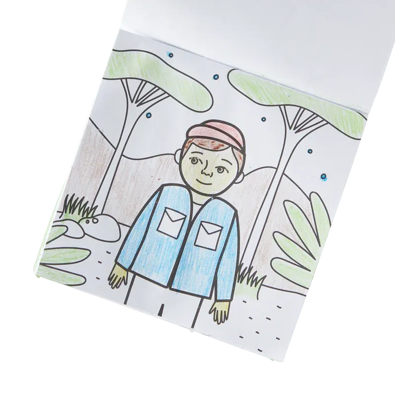 Carry Along Crayon & Coloring Book Kit - On Safari
