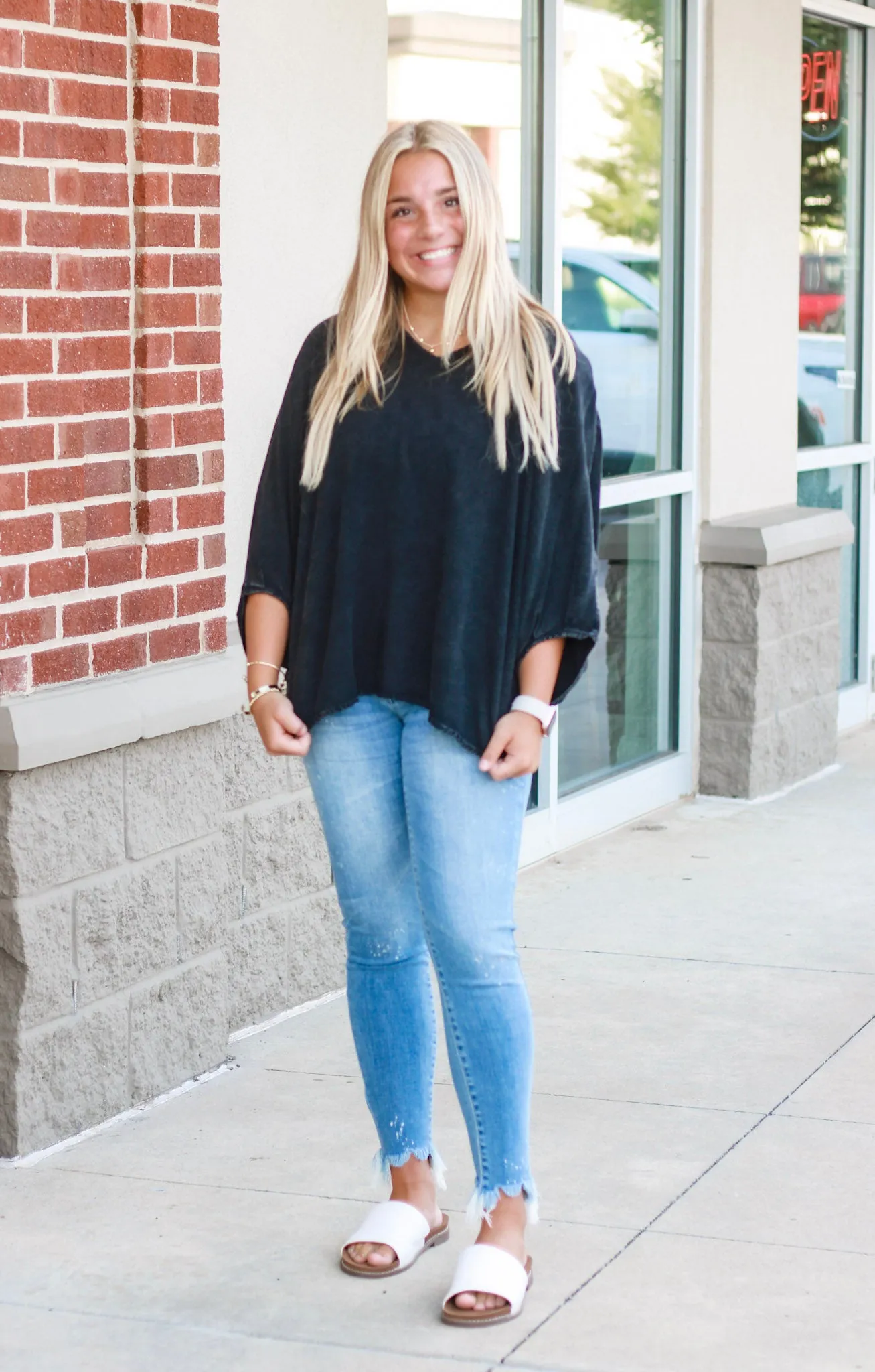 Carry On Blouse in Black