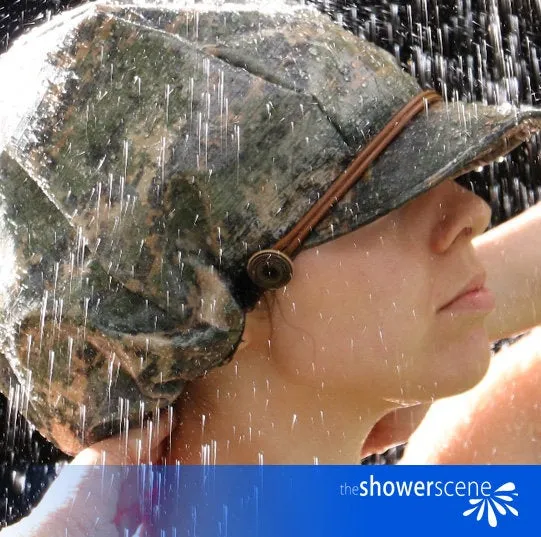 Carry on CAMO Shower Cap / Shower Hat