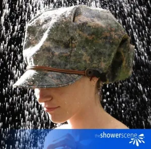 Carry on CAMO Shower Cap / Shower Hat