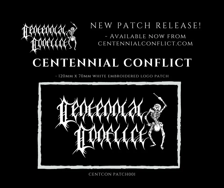 CENTENNIAL CONLFICT - Logo PATCH - **FREE*** with any order - add request in the notes field of your order.