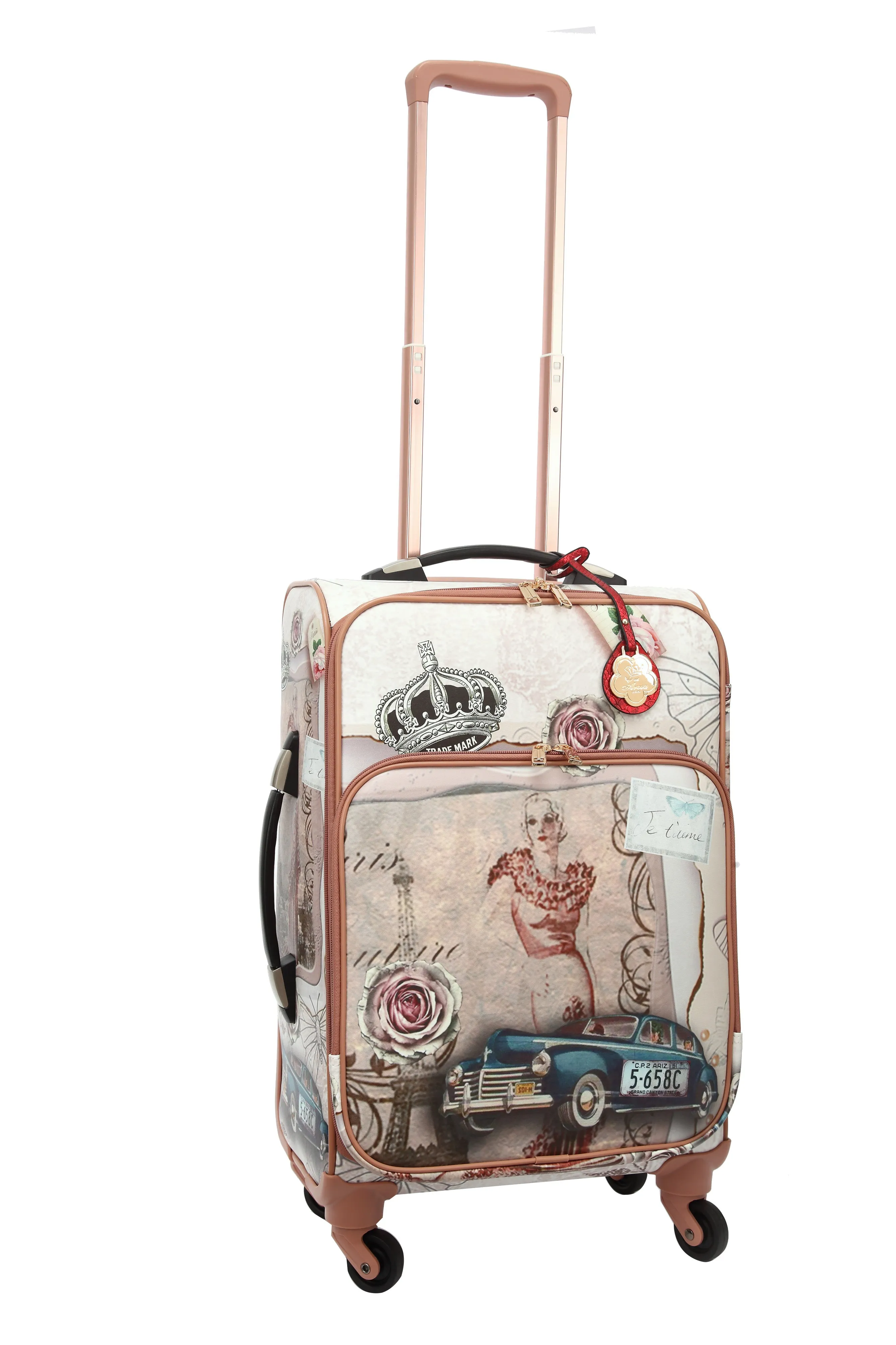 Center Stage Carry on Rolling Luggage [FGL6999]