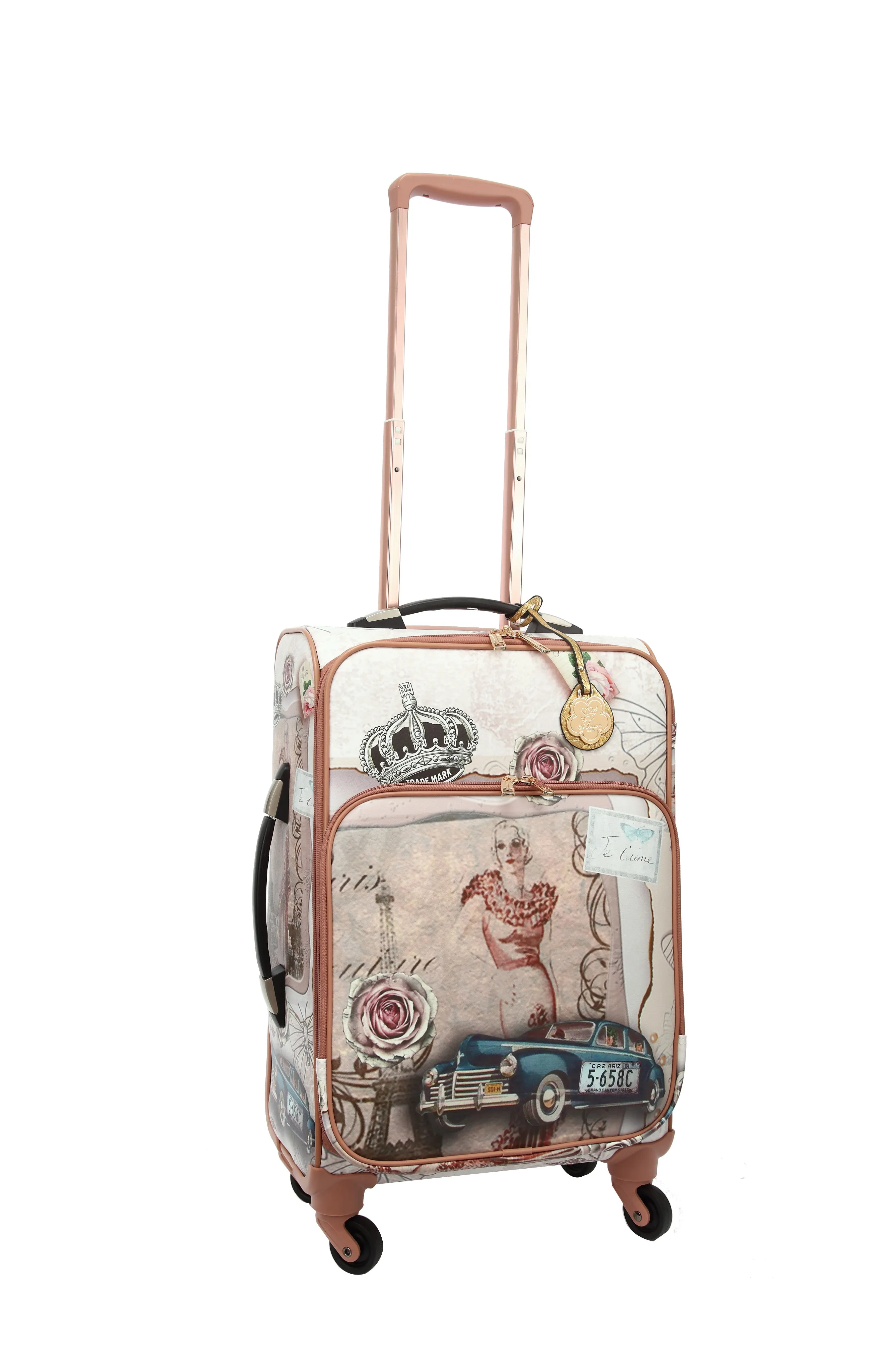 Center Stage Carry on Rolling Luggage [FGL6999]