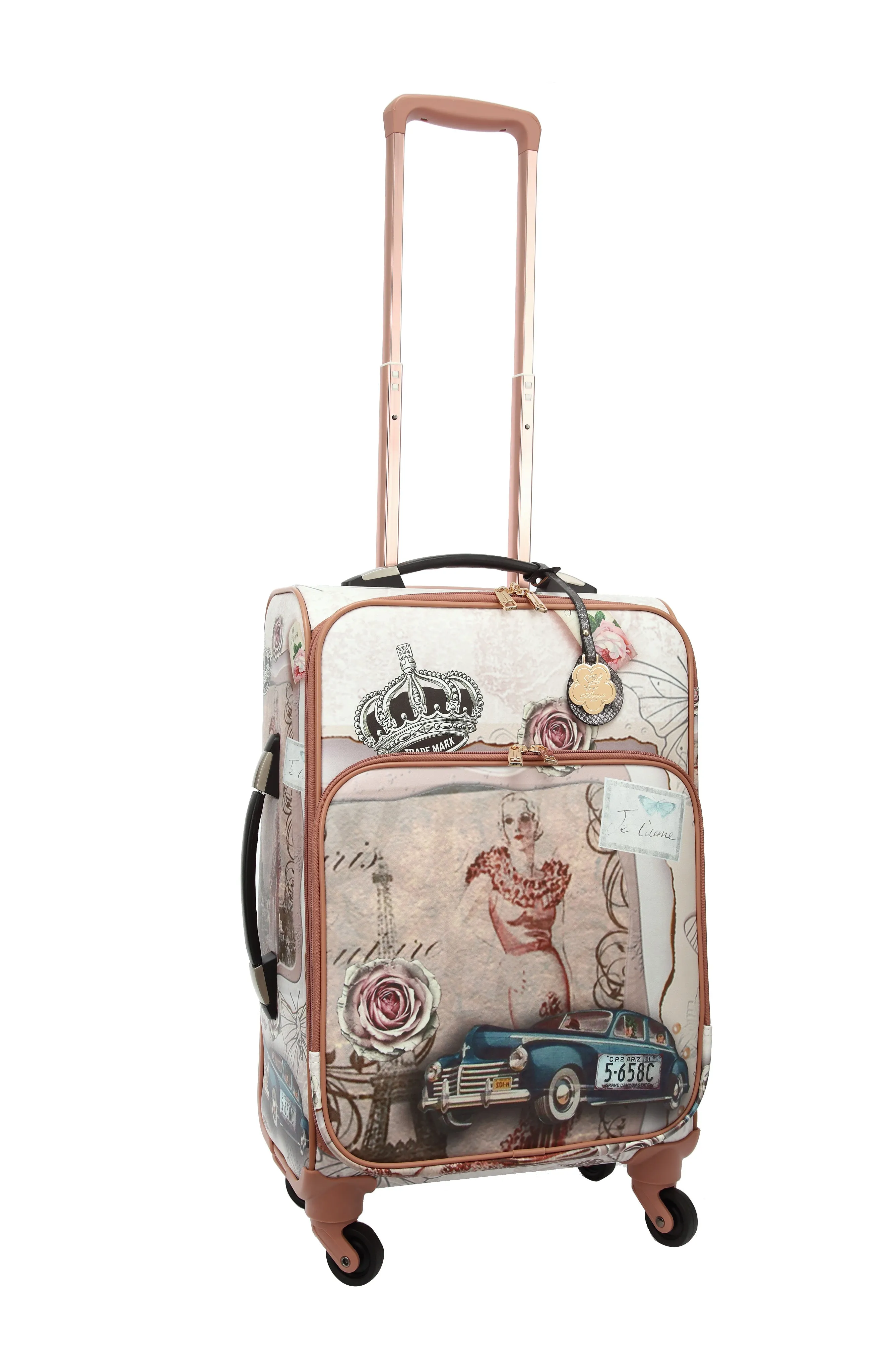Center Stage Carry on Rolling Luggage [FGL6999]