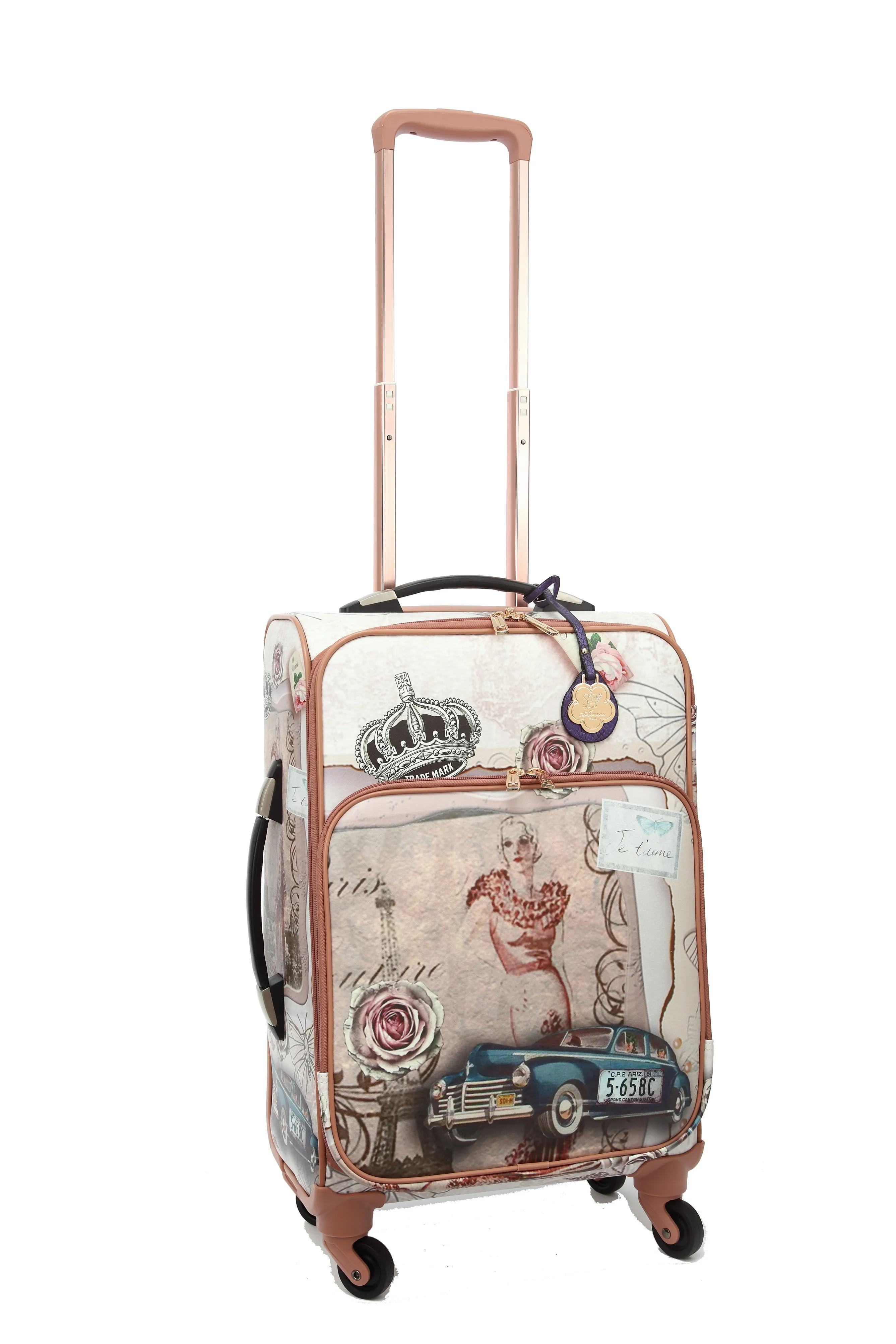 Center Stage Carry on Rolling Luggage [FGL6999]