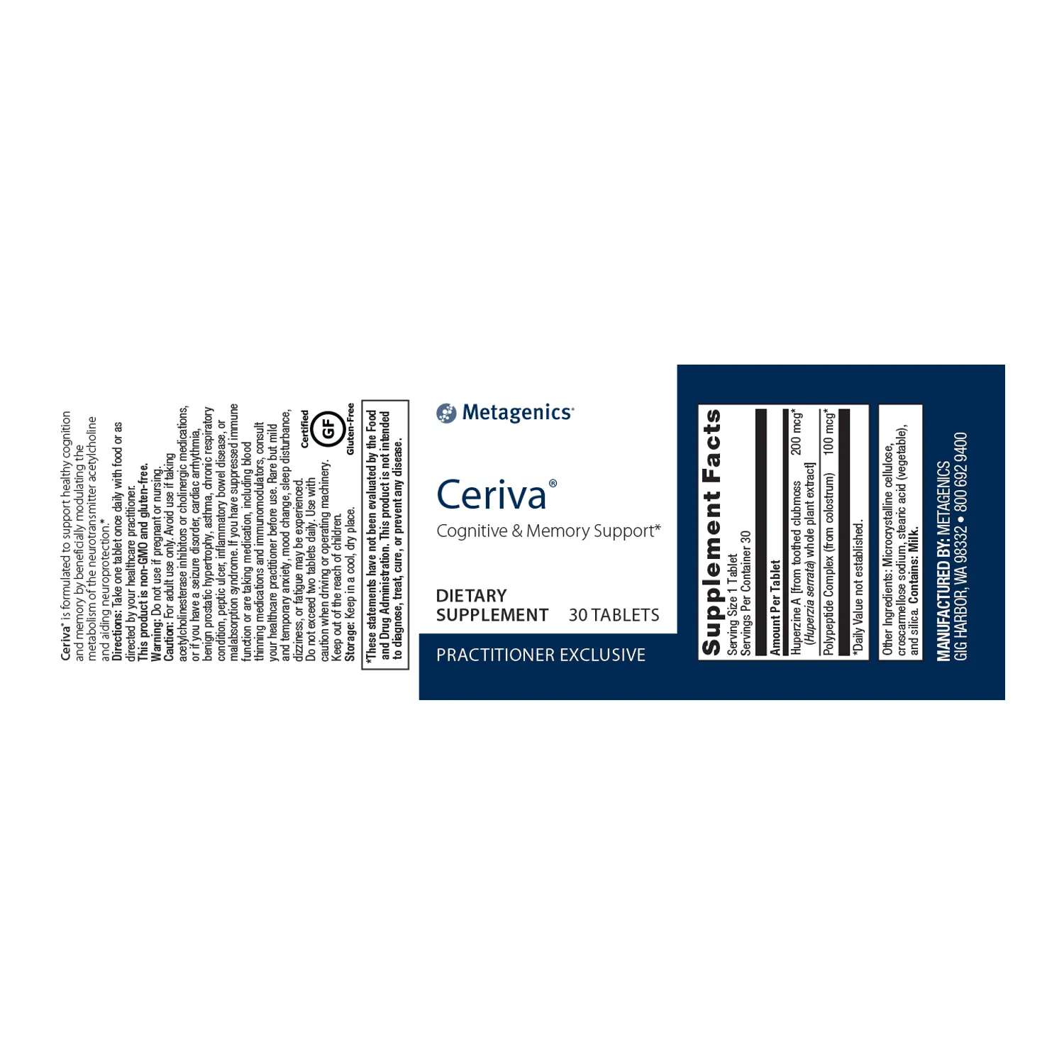 Ceriva® <br>Cognitive & Memory Support*