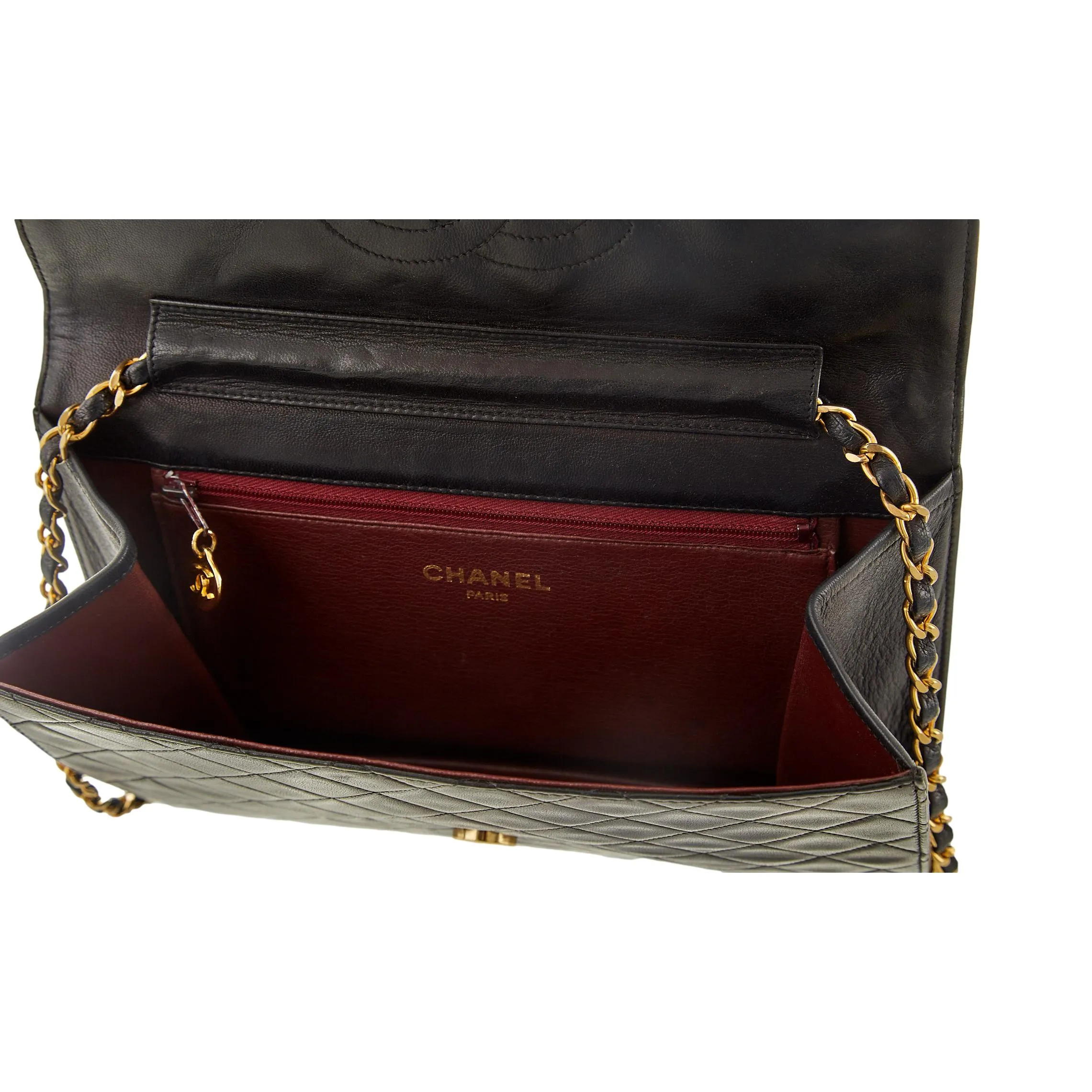 Chanel Black Chain Quilted Flap Bag
