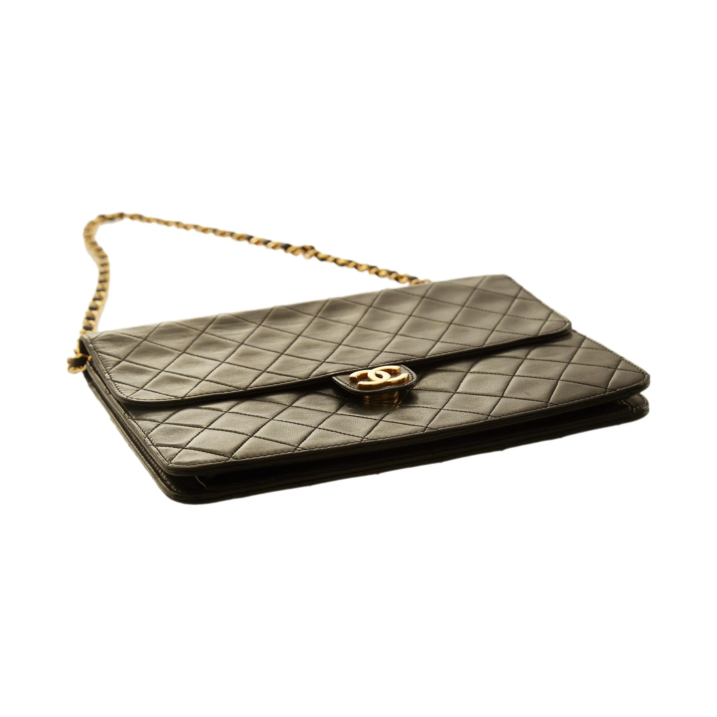 Chanel Black Chain Quilted Flap Bag