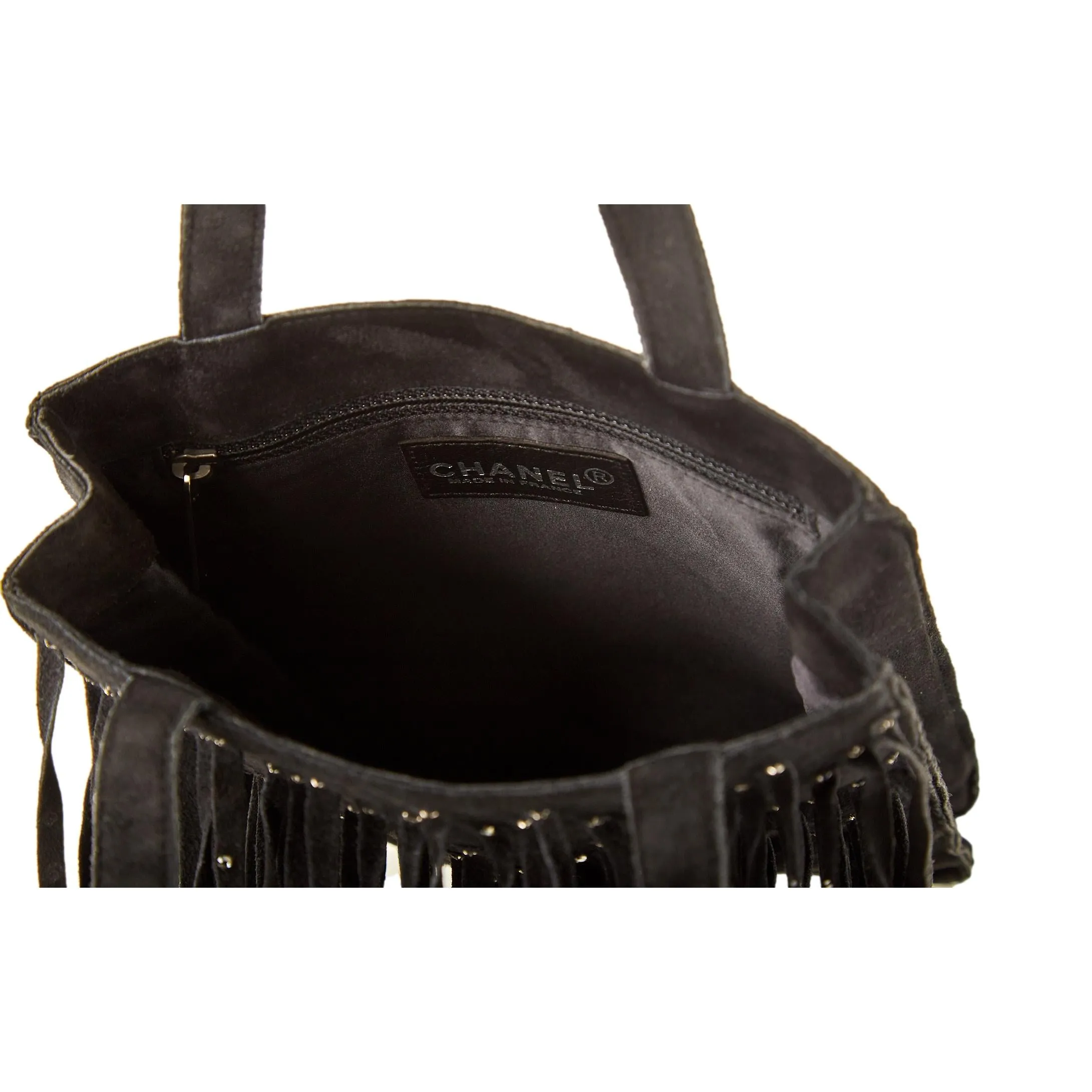 Chanel Black Fringe Mini Bag