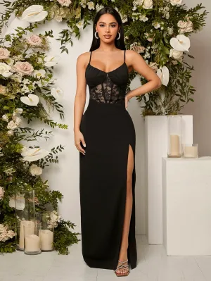 Cherry Vibes: Elegante vestido de dama de honor en
