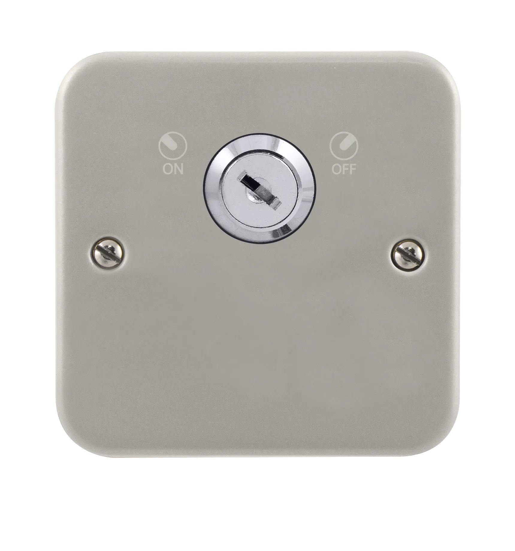 Click CL660 Metal Clad 20A DP 1 Gang Plate Key Lockable Switch