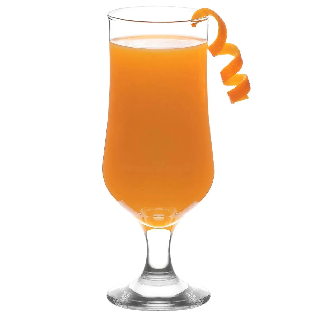 Cocktail Drinking Glasses, 4 pc Set, Pina Colada Glass Set