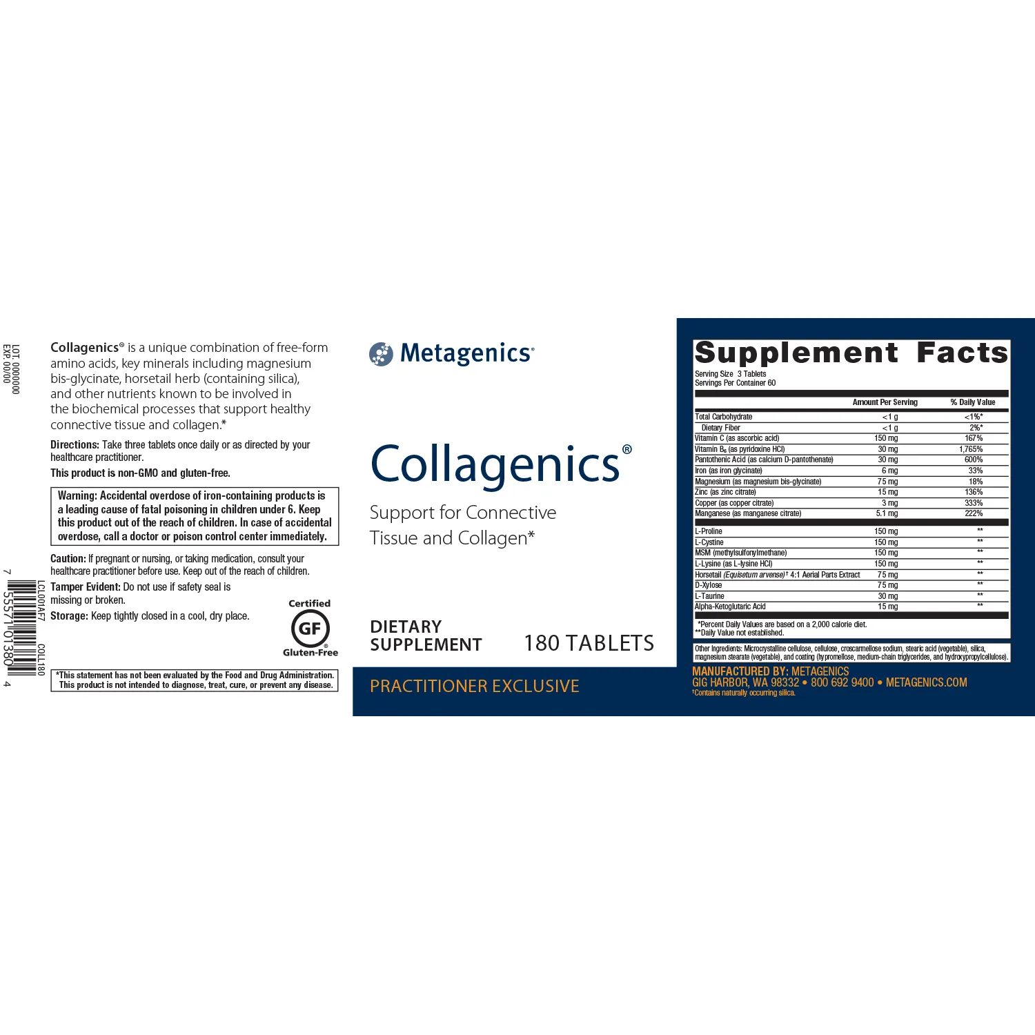 Collagenics® <br>Support for Connective Tissue and Collagen*