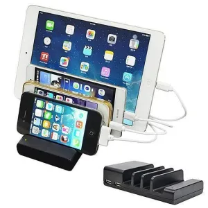 Color: White - Charger Haven For Your Smart Gadget Collection No Tangles No Chao