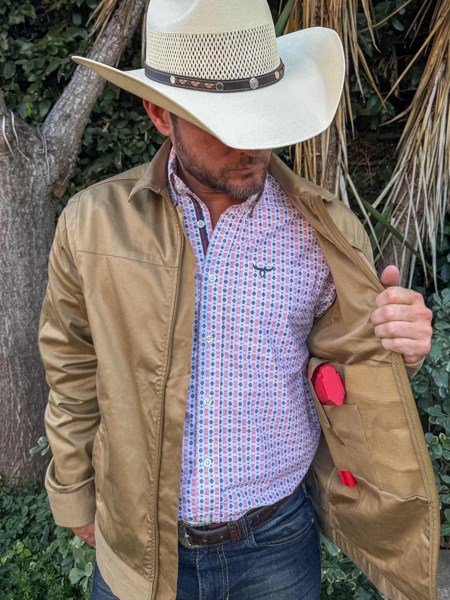 Concealed Carry Jacket - Khaki