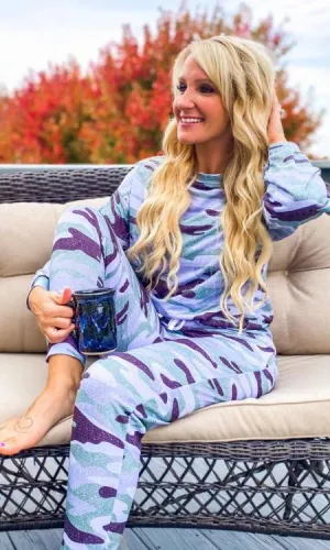 Cuddle With Me Camo Loungewear Set