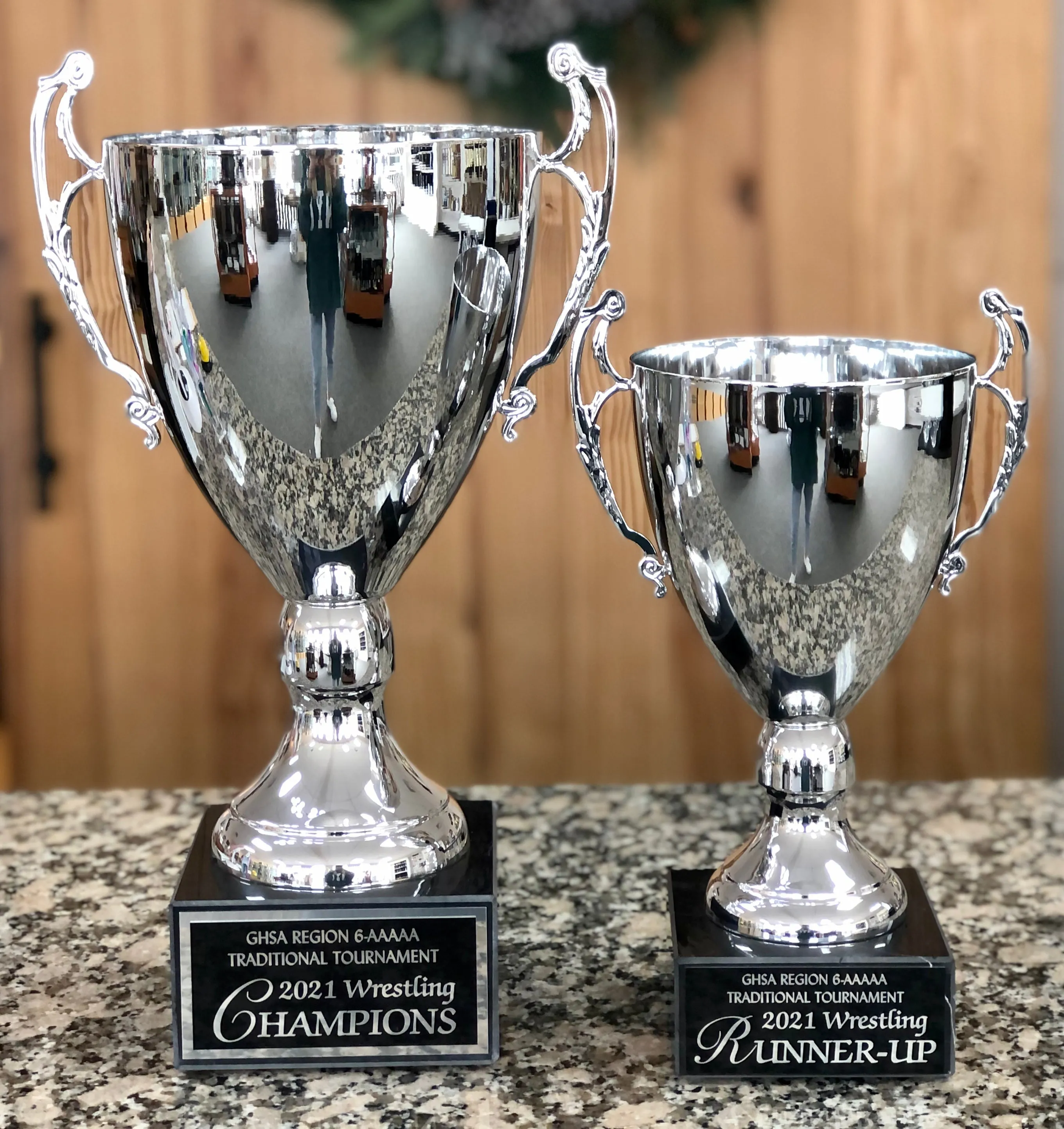 Cup Trophy - Silver Metal