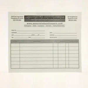 Custom Cashier Statement LONG FORM (500/Pack)