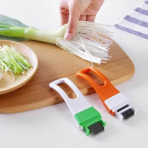 Cutlery Kitchen Onion Vegetable Cutter Sharp Slicer Tool 2 Pack