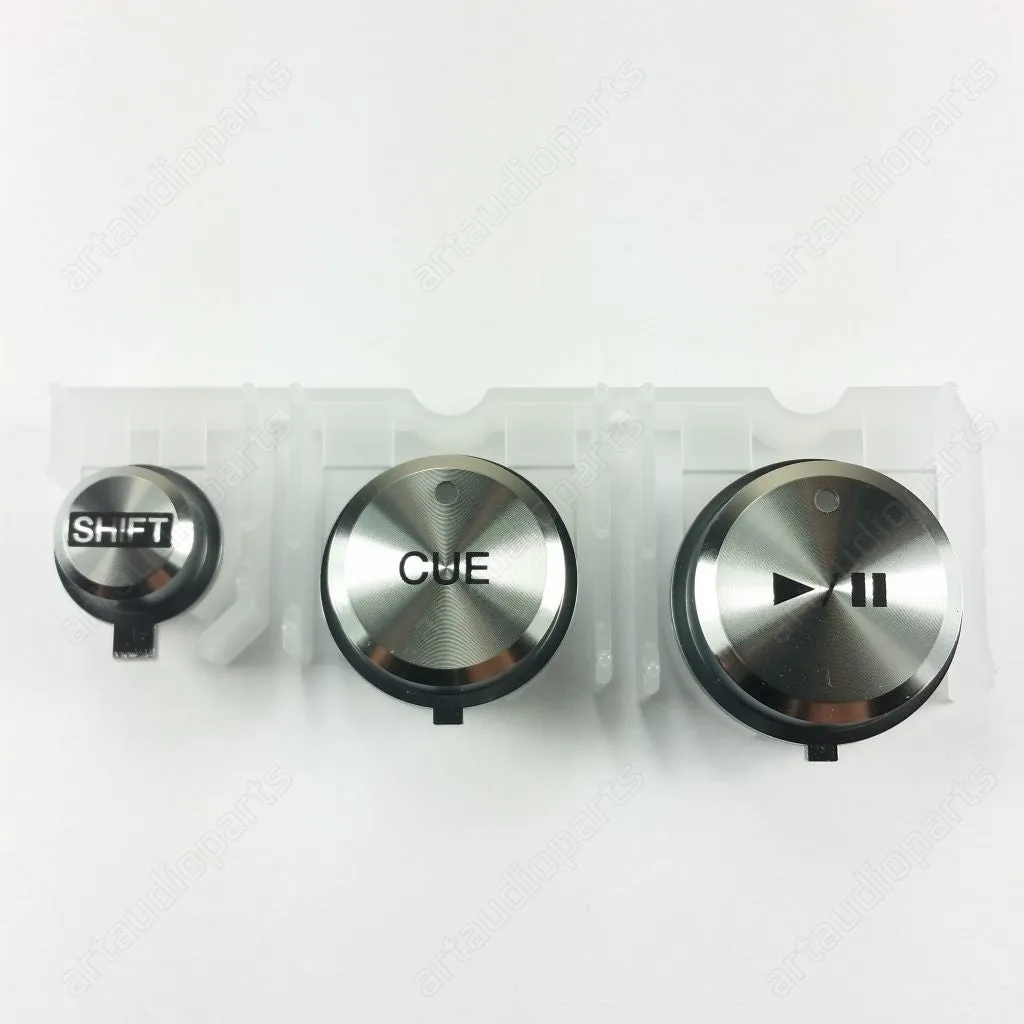DAC2876 Play pause cue shift Button knob silver for Pioneer XDJ AERO