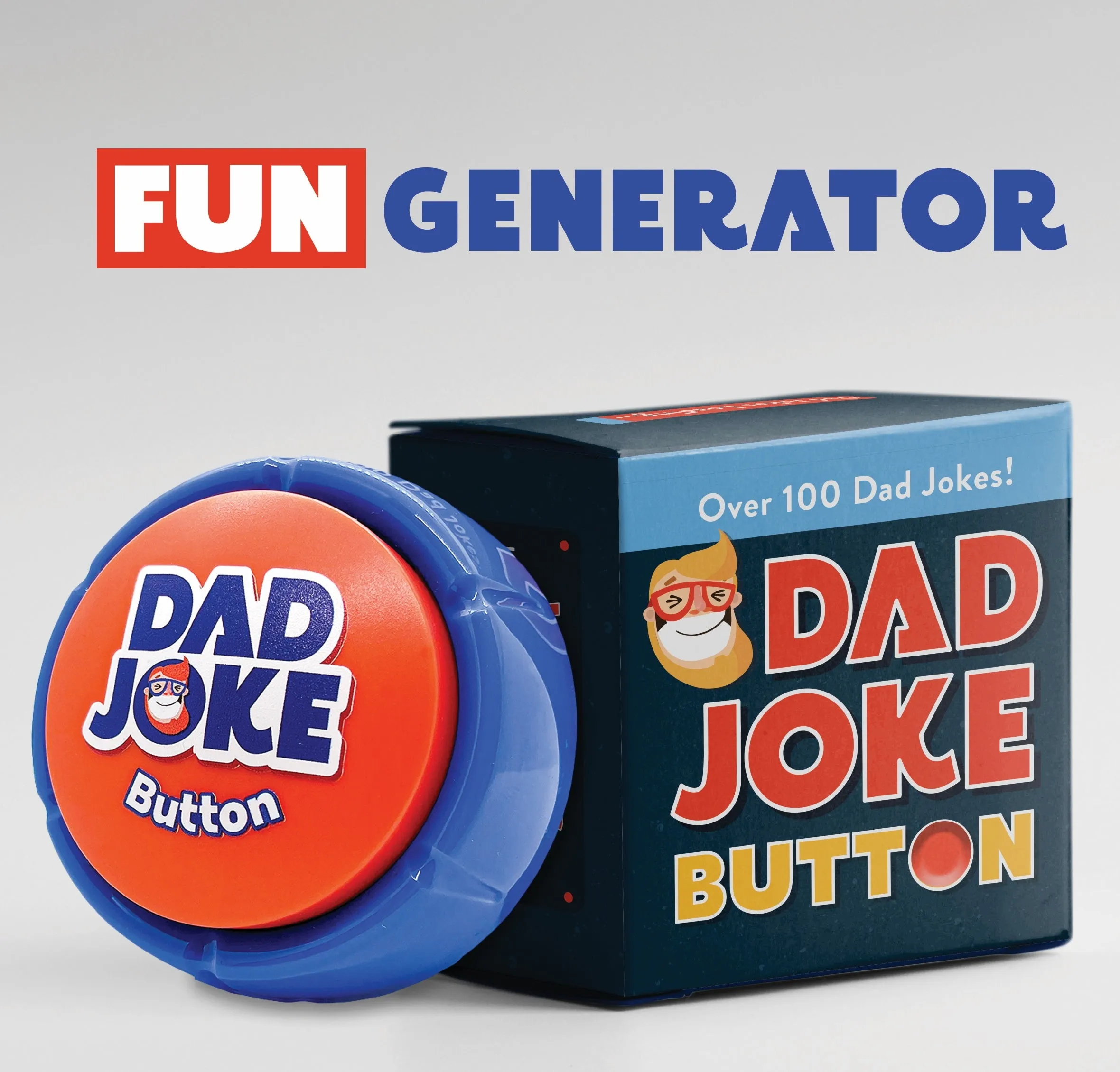 Dad Joke Button | 100  Corny Jokes, Funny Present for Dad