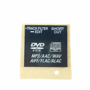DAH3044 Panel sticker  Track filter edit Short cut for Pioneer CDJ-2000NXS2