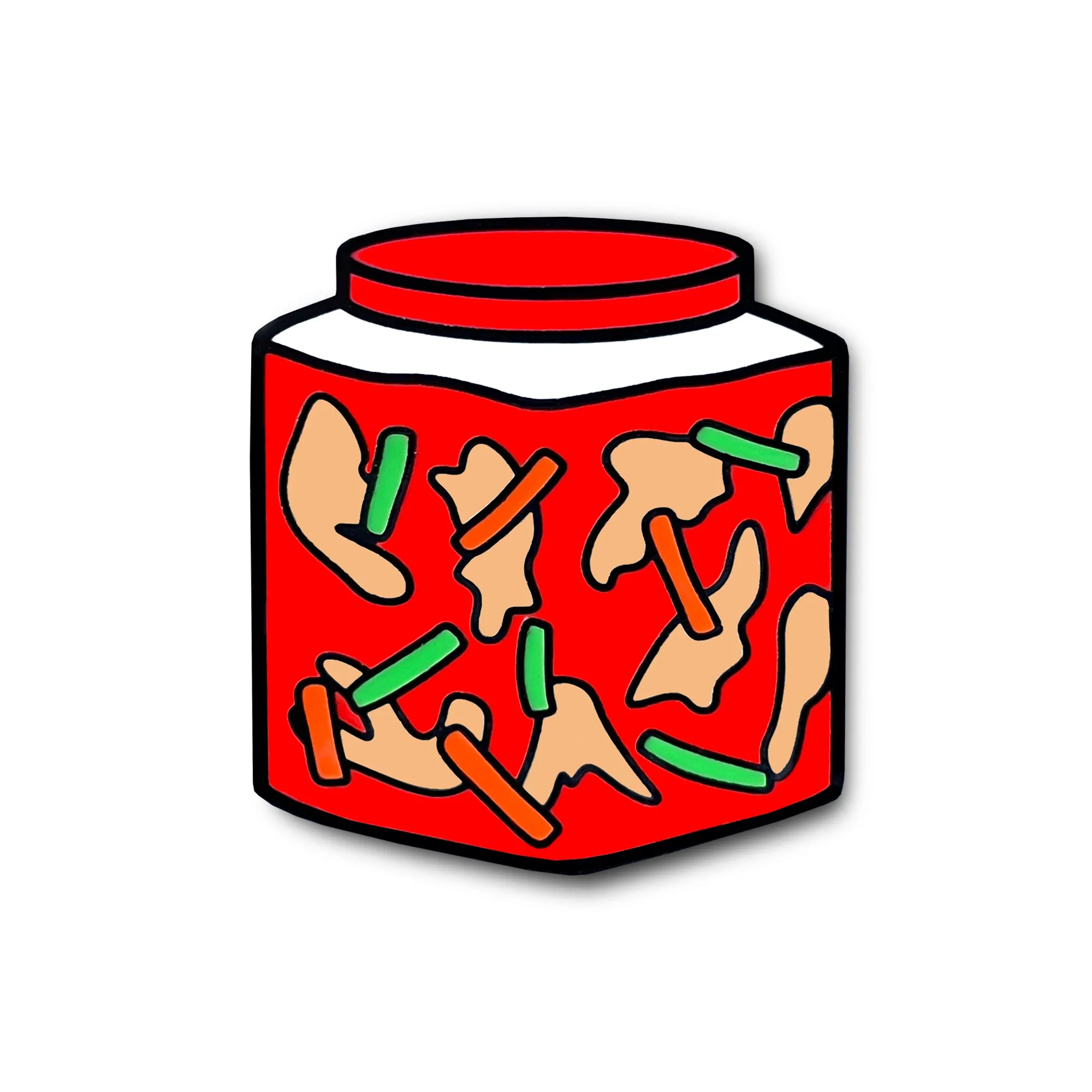 Davenly: Kimchi Lapel Enamel Pin