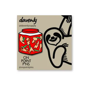 Davenly: Kimchi Lapel Enamel Pin