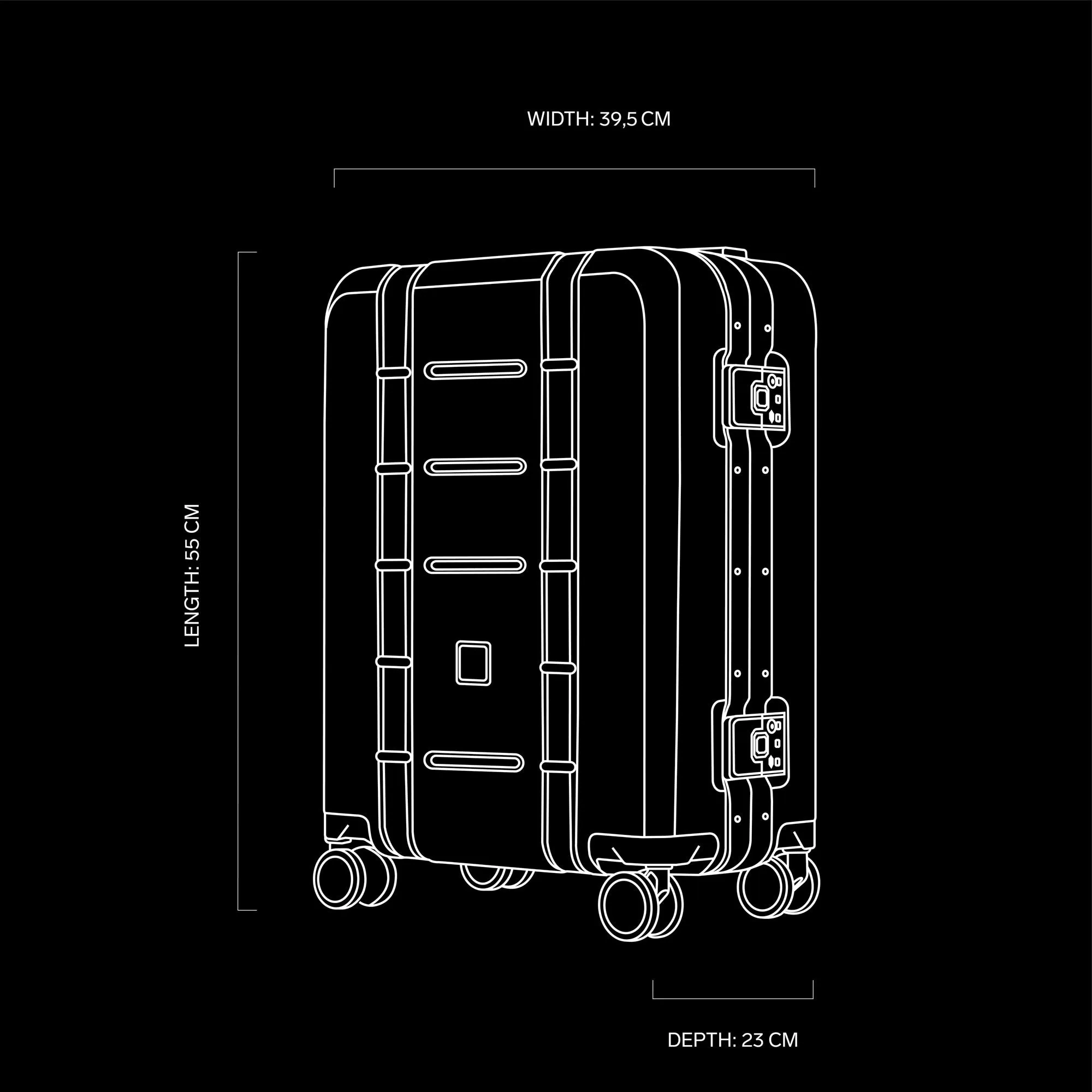DB Journey - Ramverk Pro Carry-on - Black Out
