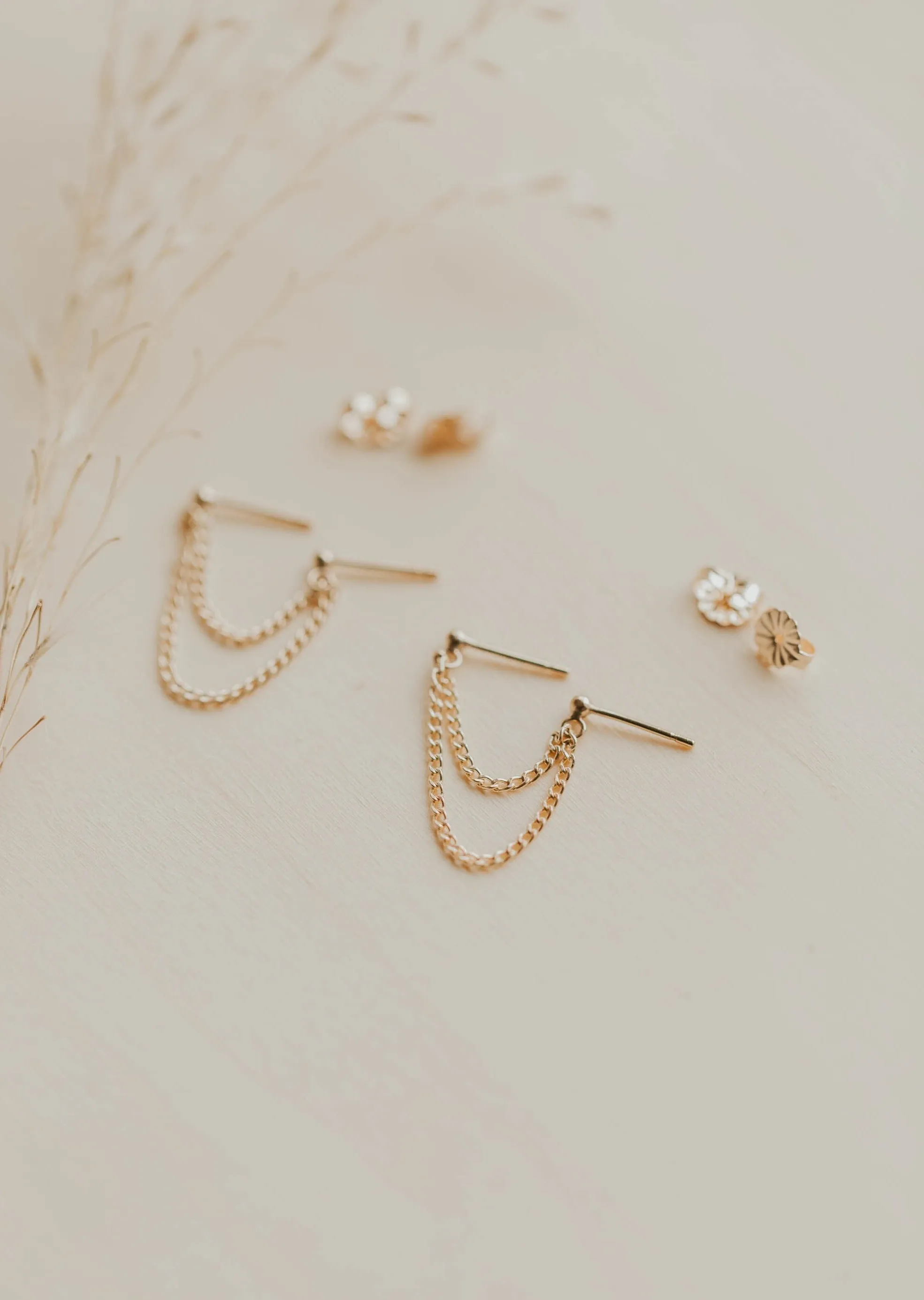 Demi Double Swing Studs