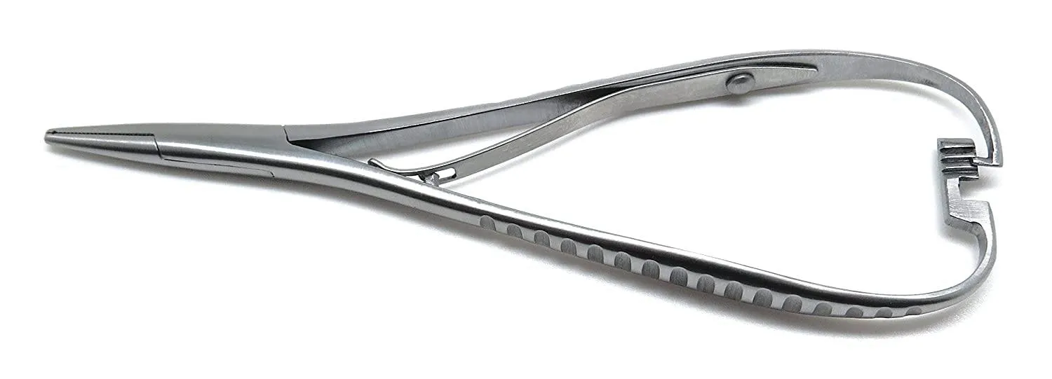 Dental Mathieu Hole Tip Needle Holder 14cm Orthodontic Instruments