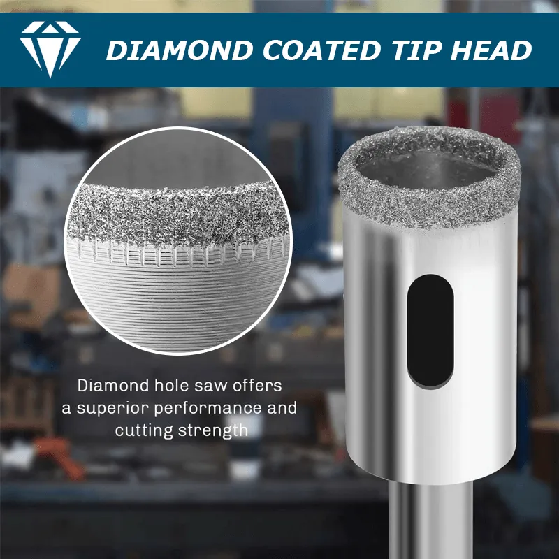 Diamond Hole Saw Drilling Bit Set
