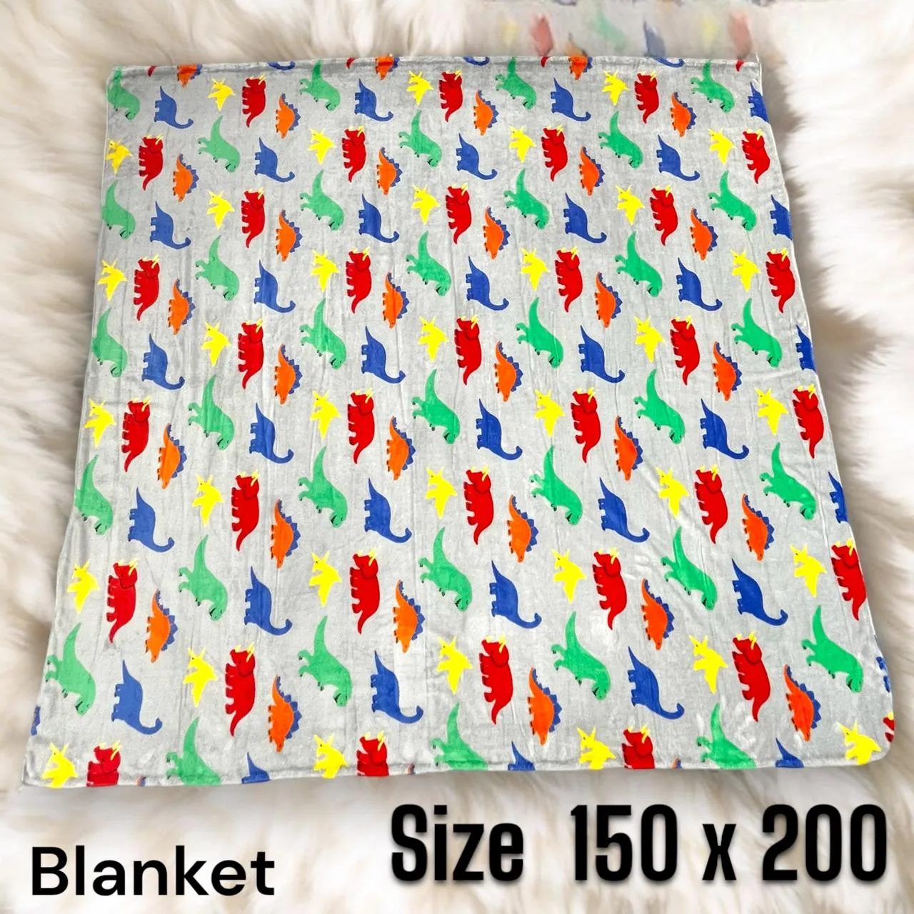 Dinosaur Fleece Blanket