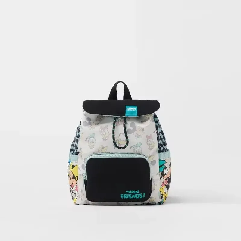 Disney Cartoon Mickey Mouse Cute Fashion Minnie School Fashion Backpack