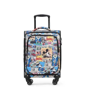 Disney Comic Soft 20 Inch Small Carry-On Suitcase
