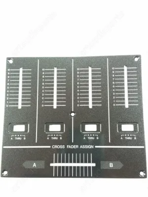 DNB1155 Fader Panel Faceplate (black) for Pioneer DJM-700K