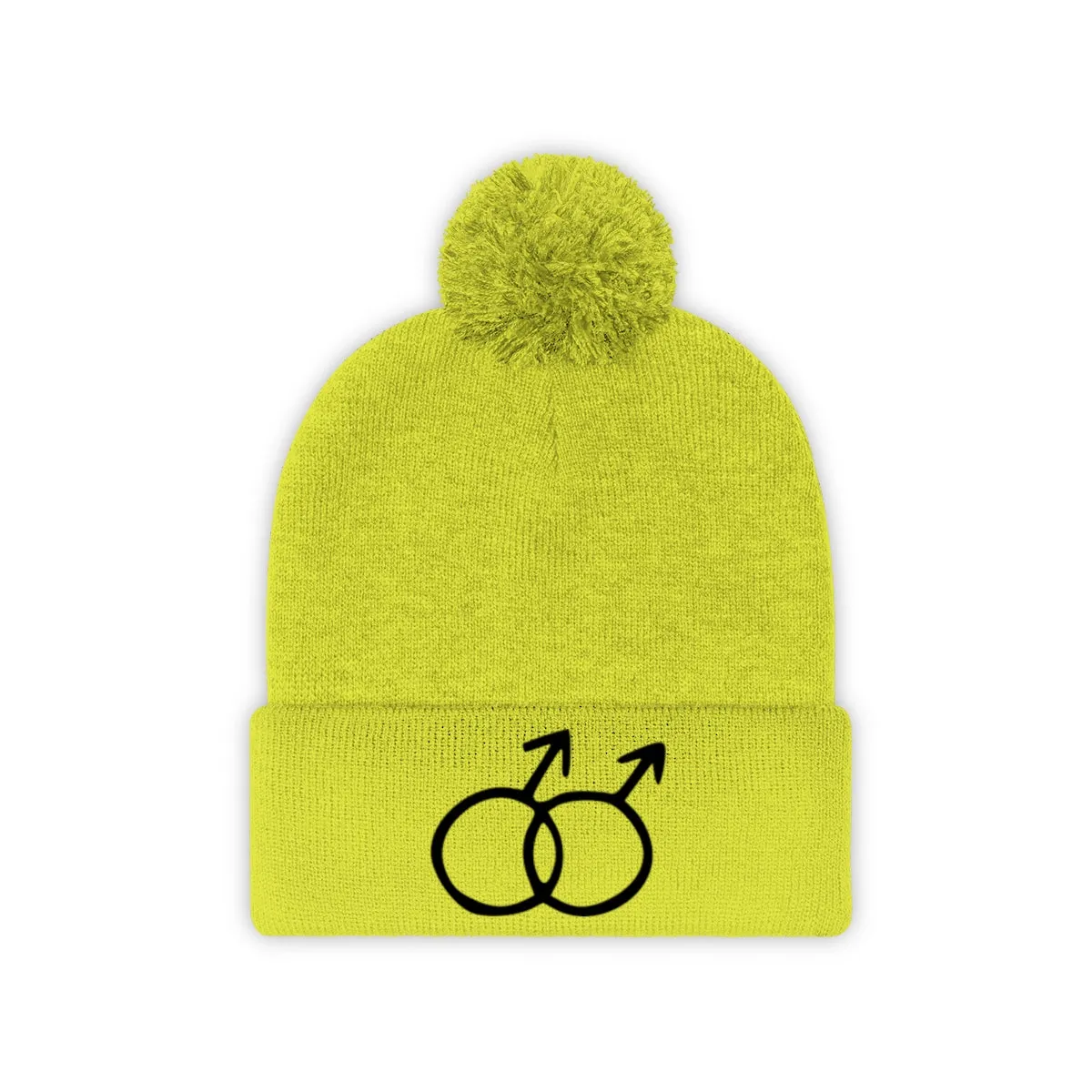 DOUBLE MARS <br>pom pom beanie