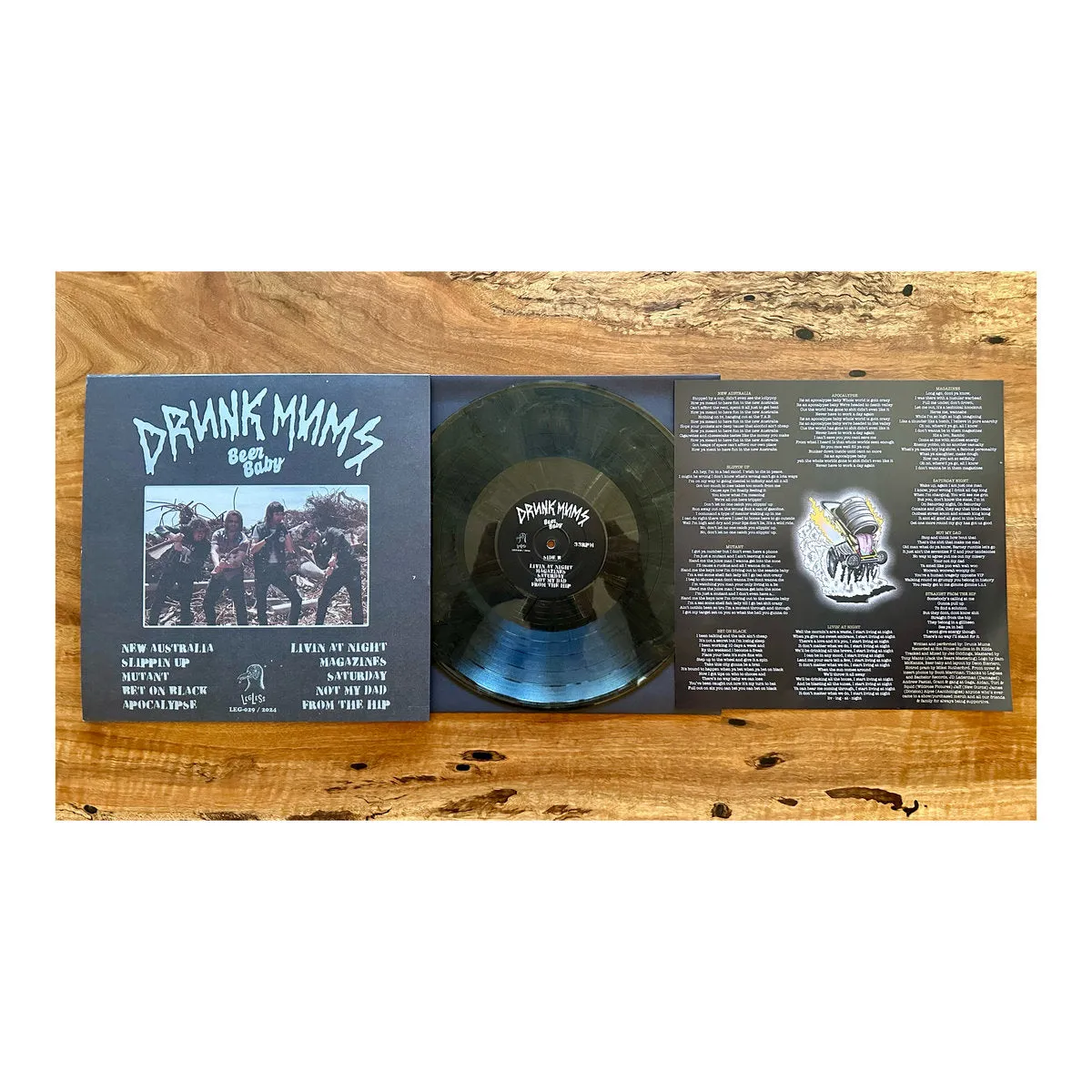 Drunk Mums – Beer Baby [IMPORT BLACK / GOLD VINYL] – New LP