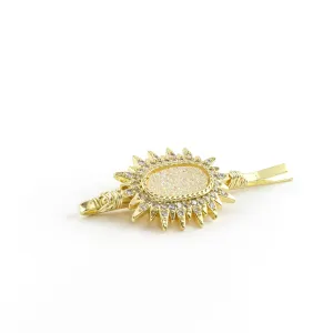 Druzy White Hair Gem
