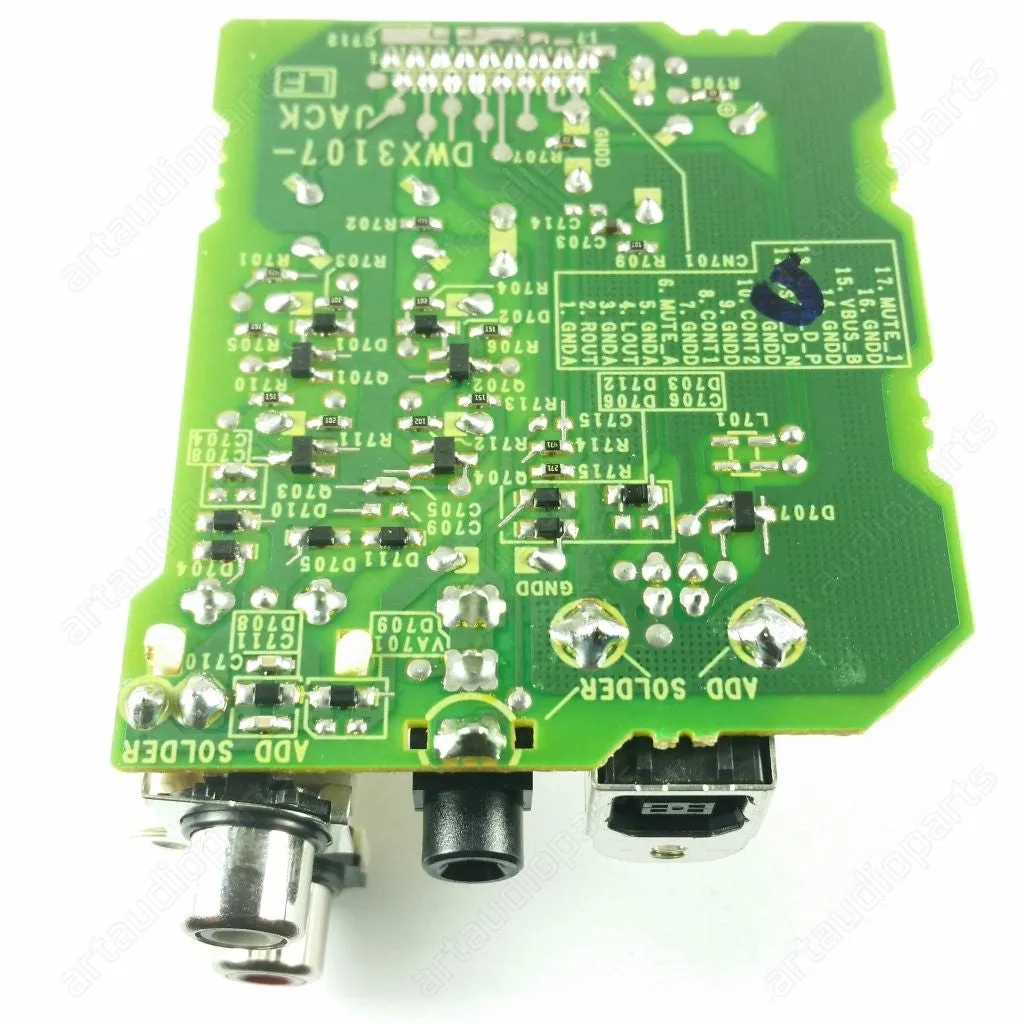 DWX3107 Audio Out rca usb with pcb Jack circuit board for Pioneer CDJ 350