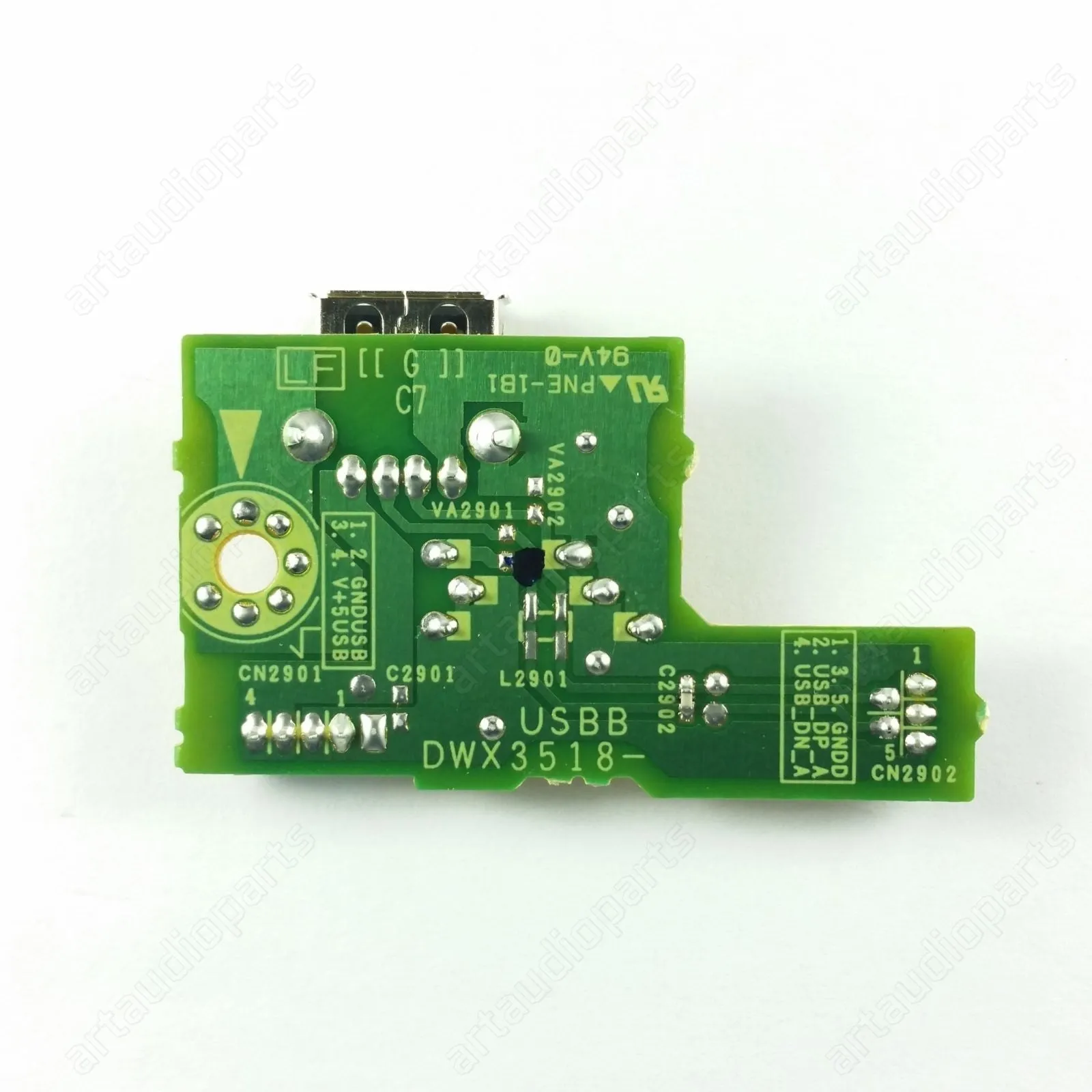 DWX3518 USB B jack circuit board pcb for Pioneer CDJ-900 nexus