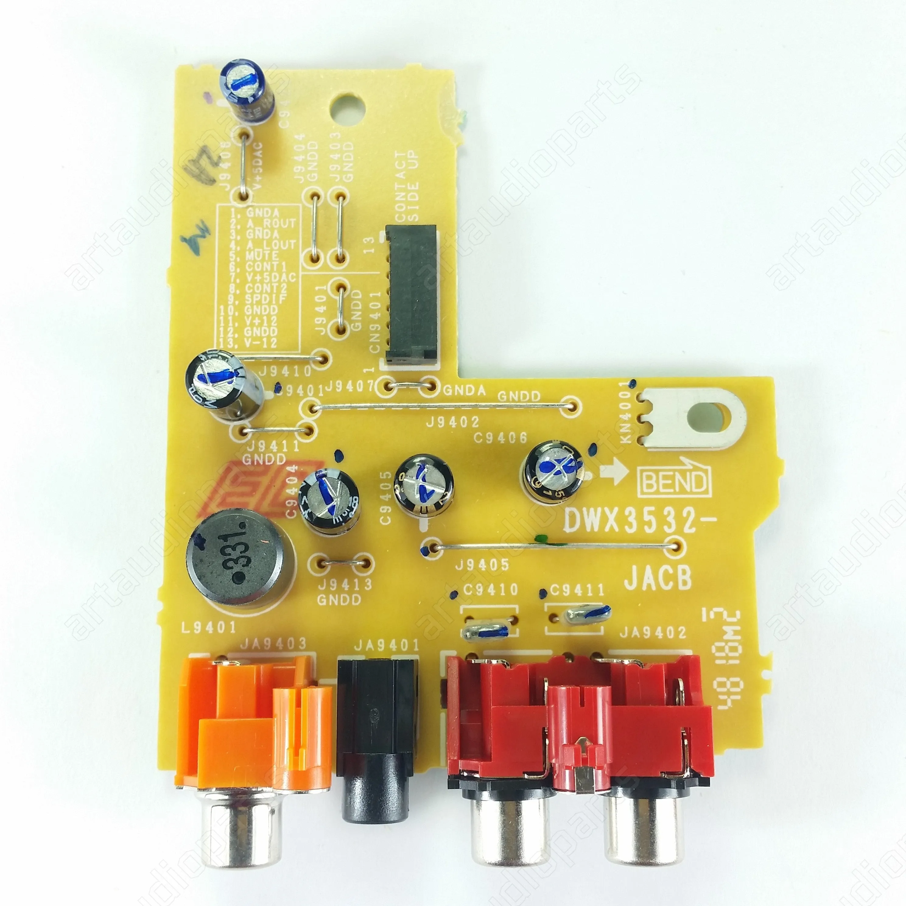 DWX3532 Output RCA jack pcb circuit board JACB for Pioneer CDJ-900NXS Nexus