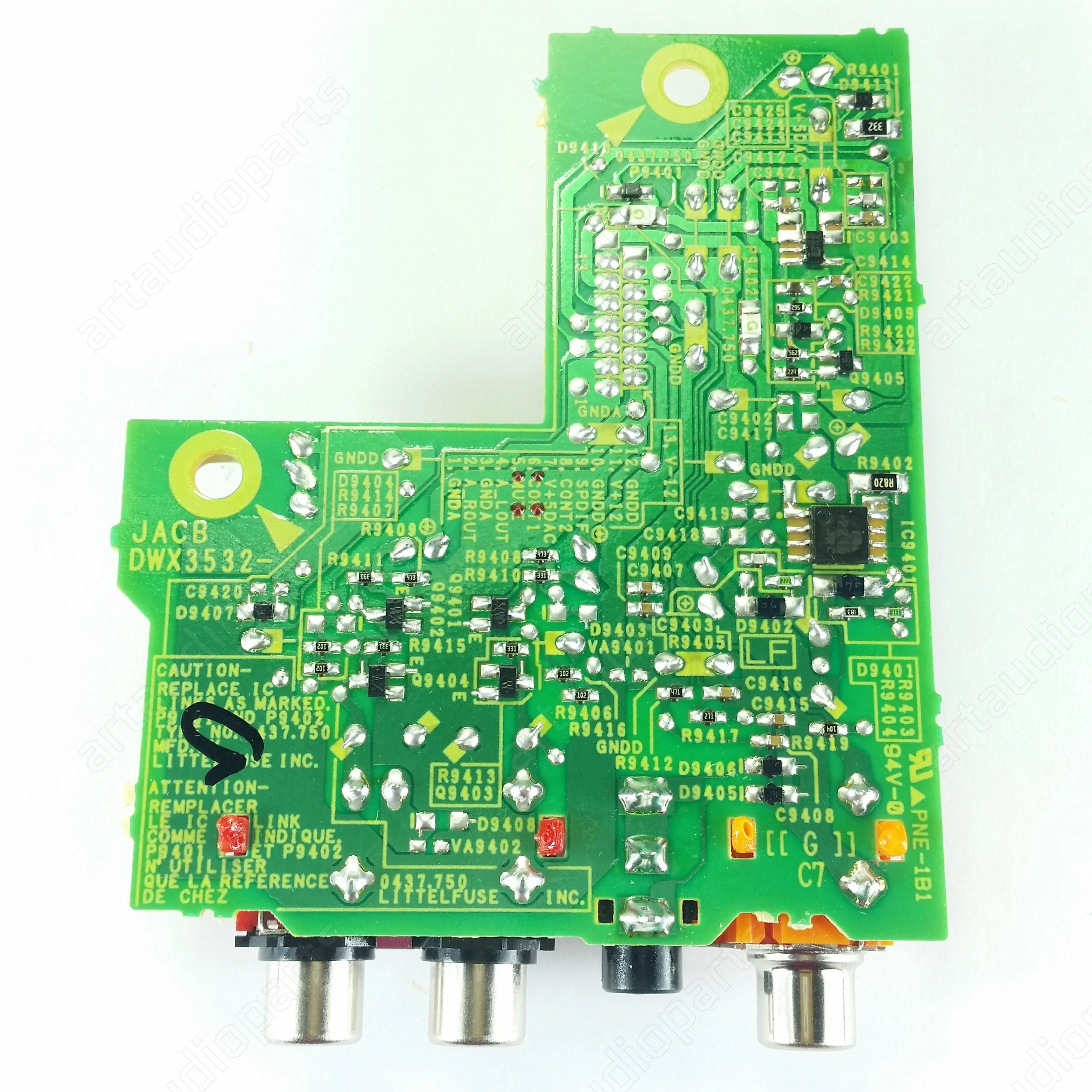 DWX3532 Output RCA jack pcb circuit board JACB for Pioneer CDJ-900NXS Nexus