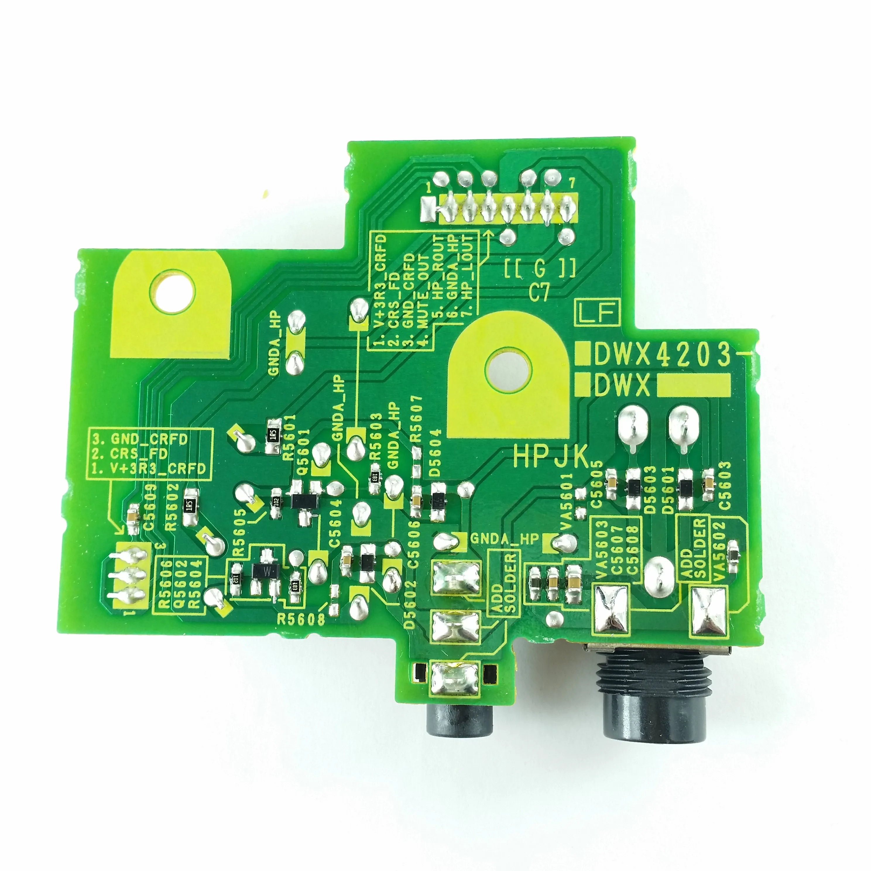 DWX4203 Headphone jack HPJK circuit board pcb for Pioneer DDJ-800 controller