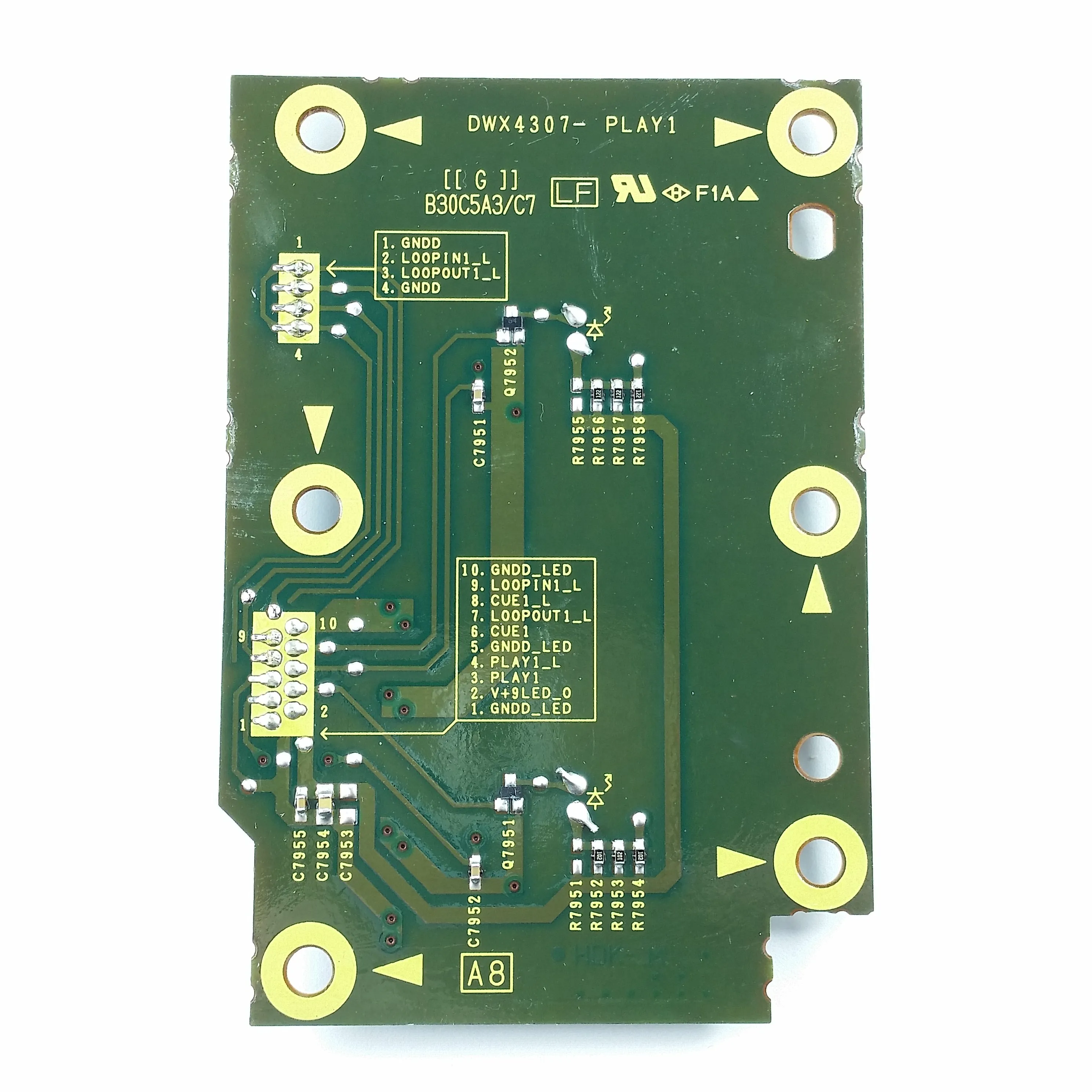 DWX4307 Play Cue circuit board pcb for Pioneer XDJ-XZ