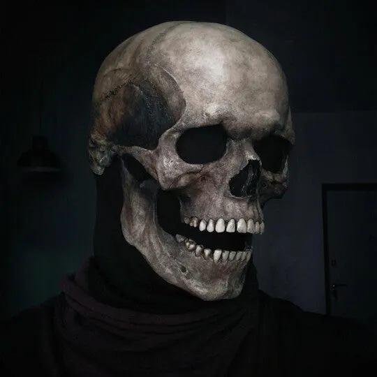 Early Halloween Promotions - Full Head Skull mask/helmet with Movable Jaw