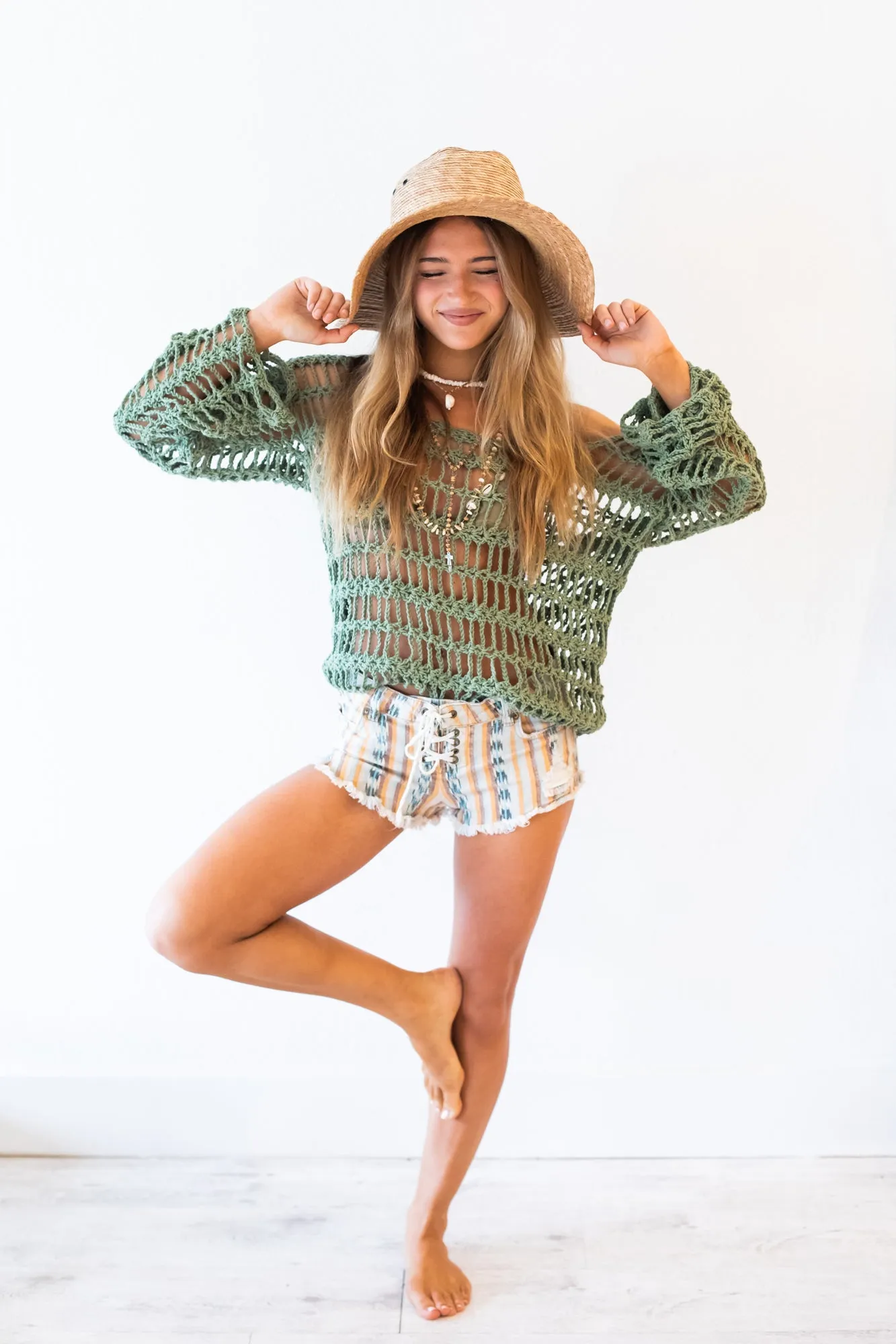 Earthy Crochet Sweater