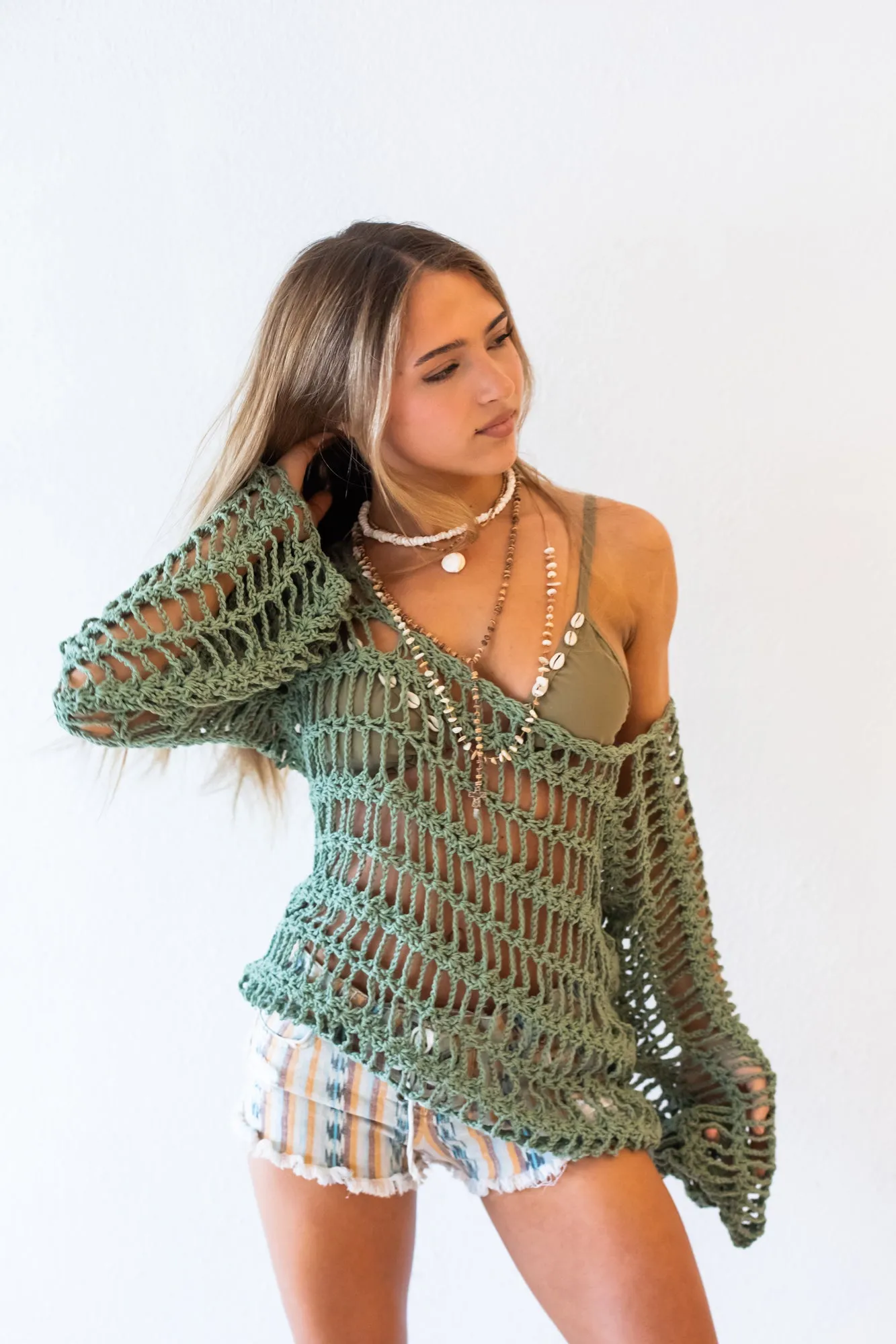 Earthy Crochet Sweater